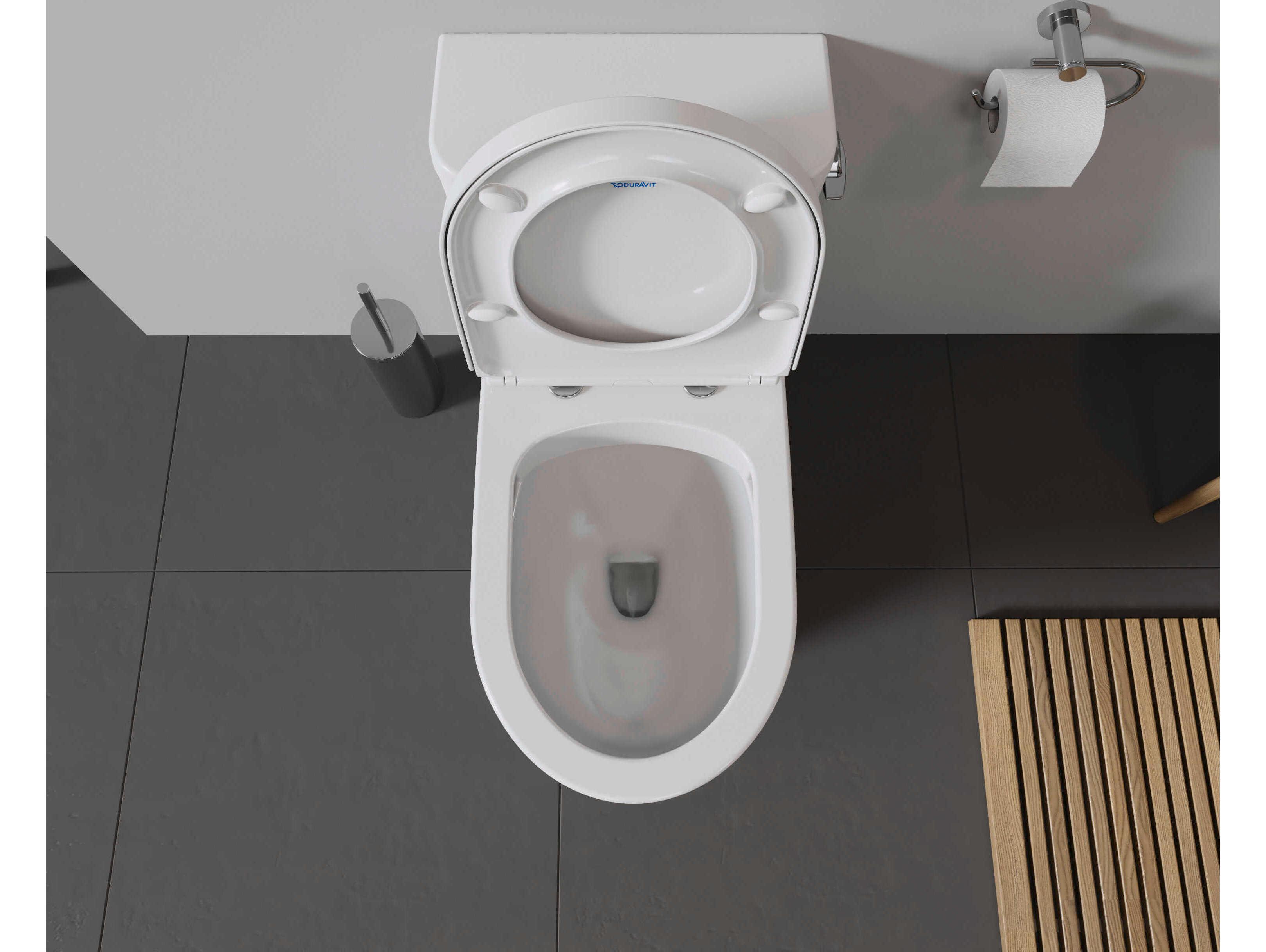 Duravit Duravit No.1 15'' Ceramic Single Flush White Tank - 1.27 GPF - Right-Hand Lever
