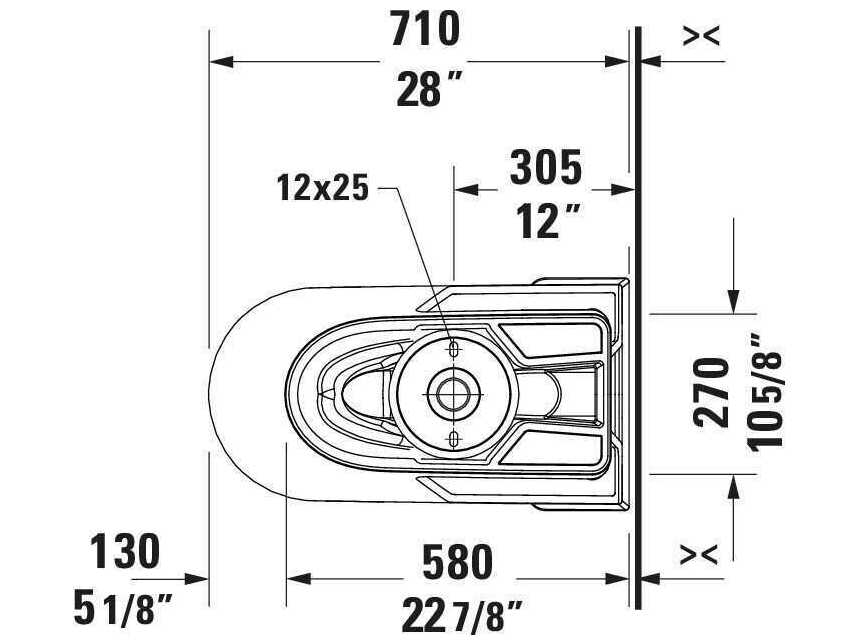 Duravit D-neo 16'' Ceramic White High Gloss One-Piece Toilet - Stainless Steel - Soft Close