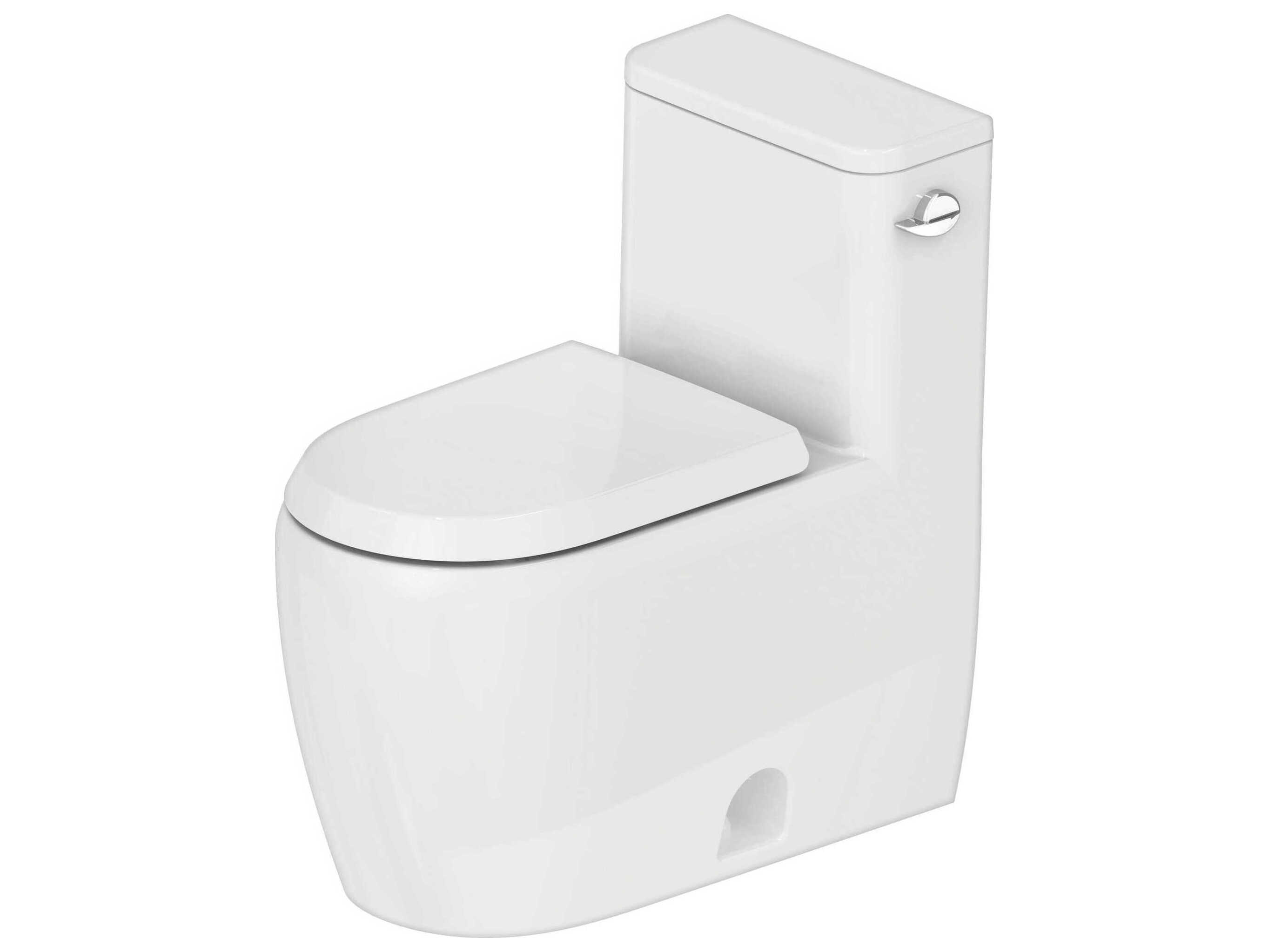 Duravit Qatego 15'' White One-Piece Toilet  - 1.28 GPF - Right Hand Lever