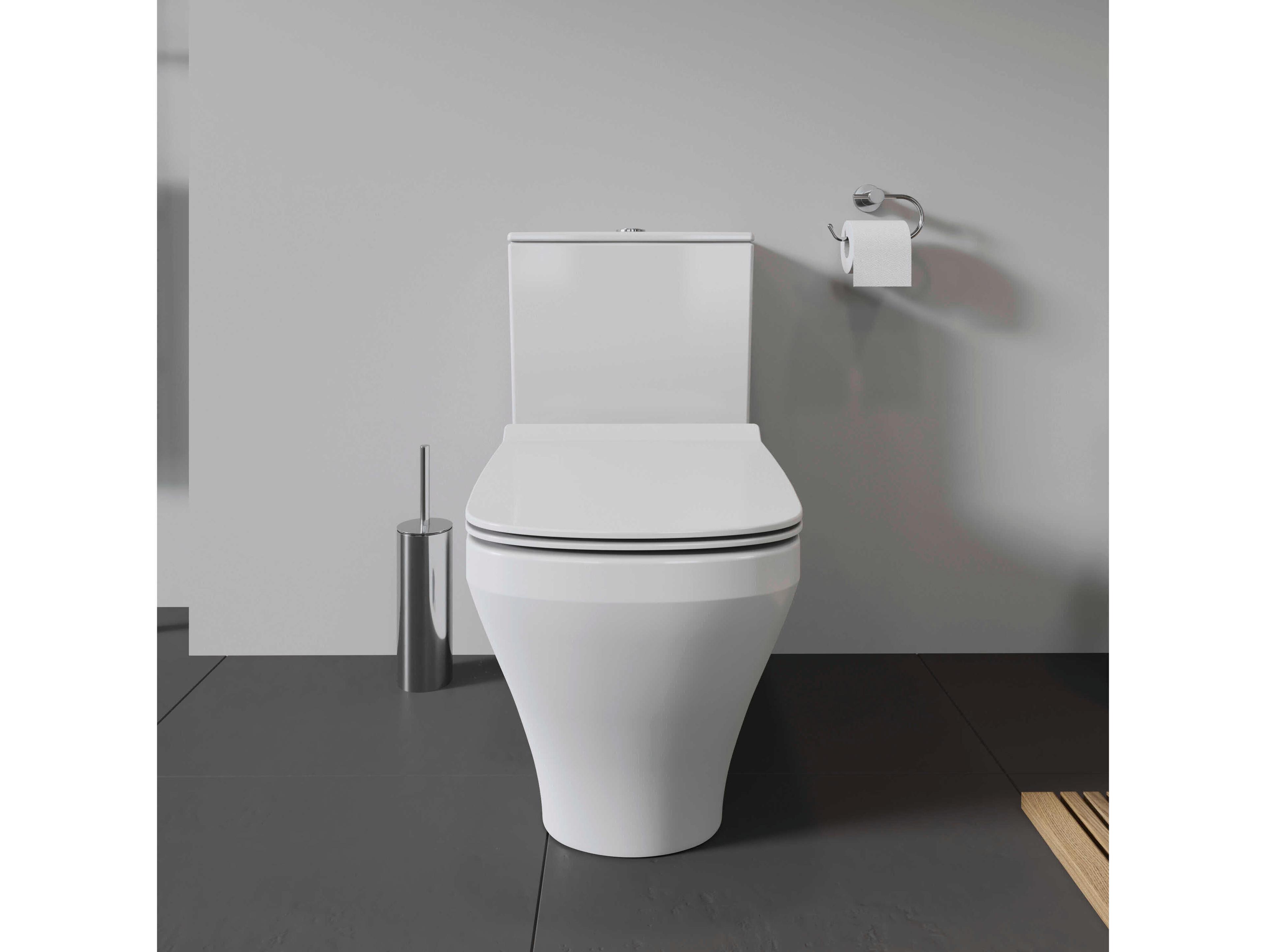 Duravit Durastyle 15'' Ceramic Dual Flush White High Gloss One-Piece Toilet