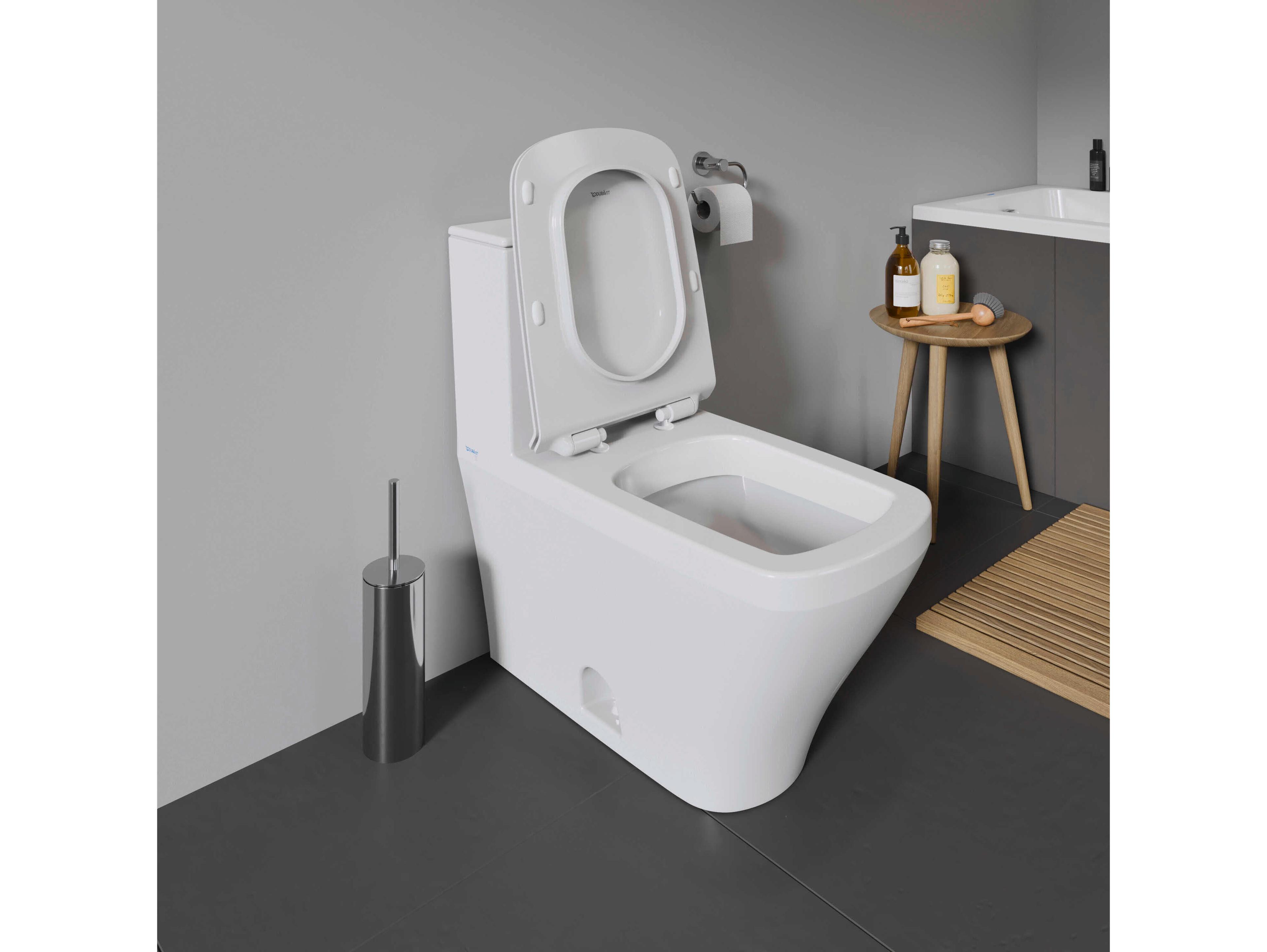 Duravit Durastyle 15'' Ceramic Dual Flush White High Gloss One-Piece Toilet