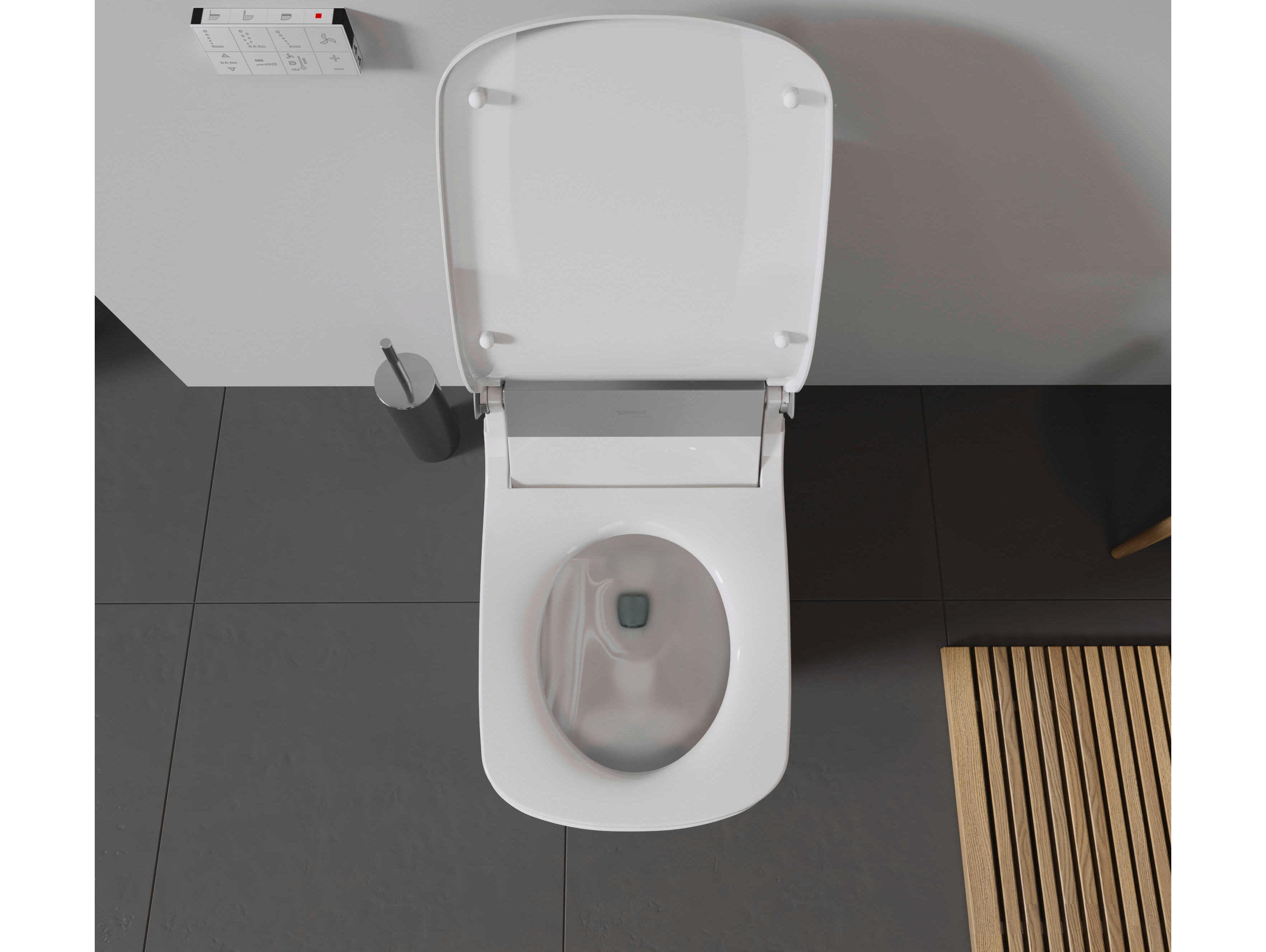 Duravit Durastyle 15'' Ceramic Dual Flush White High Gloss One-Piece Toilet