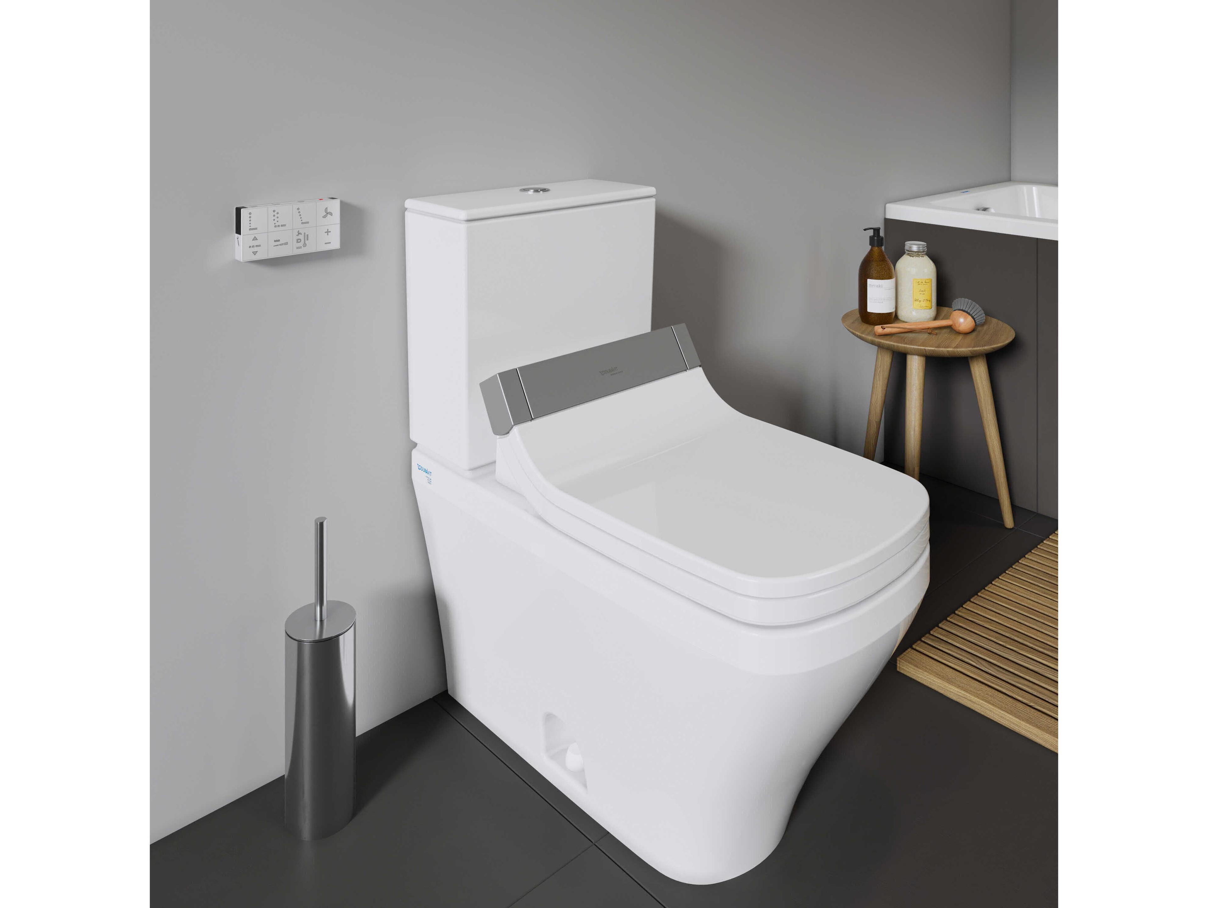 Duravit Durastyle 15'' Ceramic Dual Flush White High Gloss Floor-Mounted Toilet
