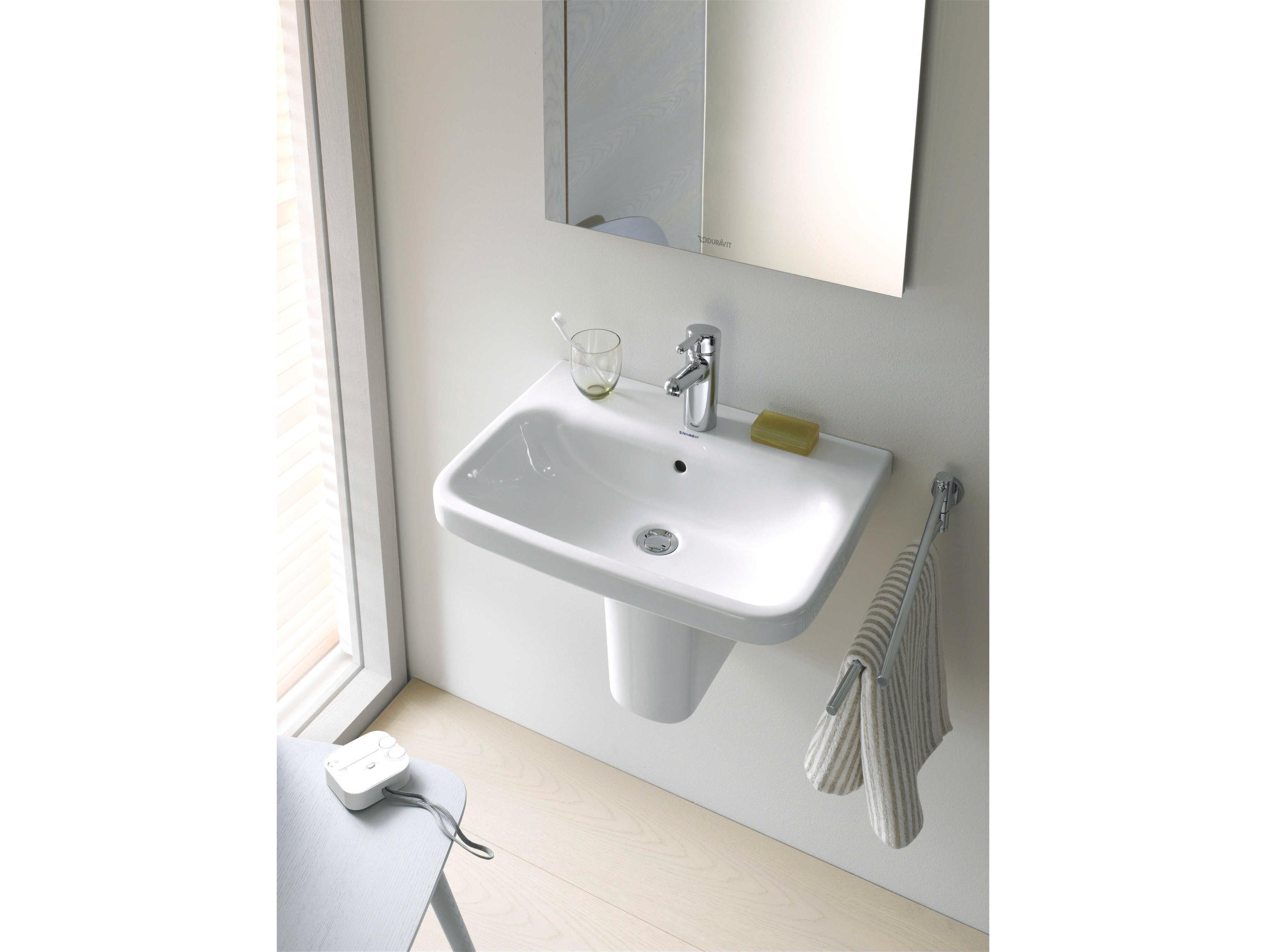 Duravit Durastyle 24'' Ceramic White High Gloss Sink with 1 Faucet Hole