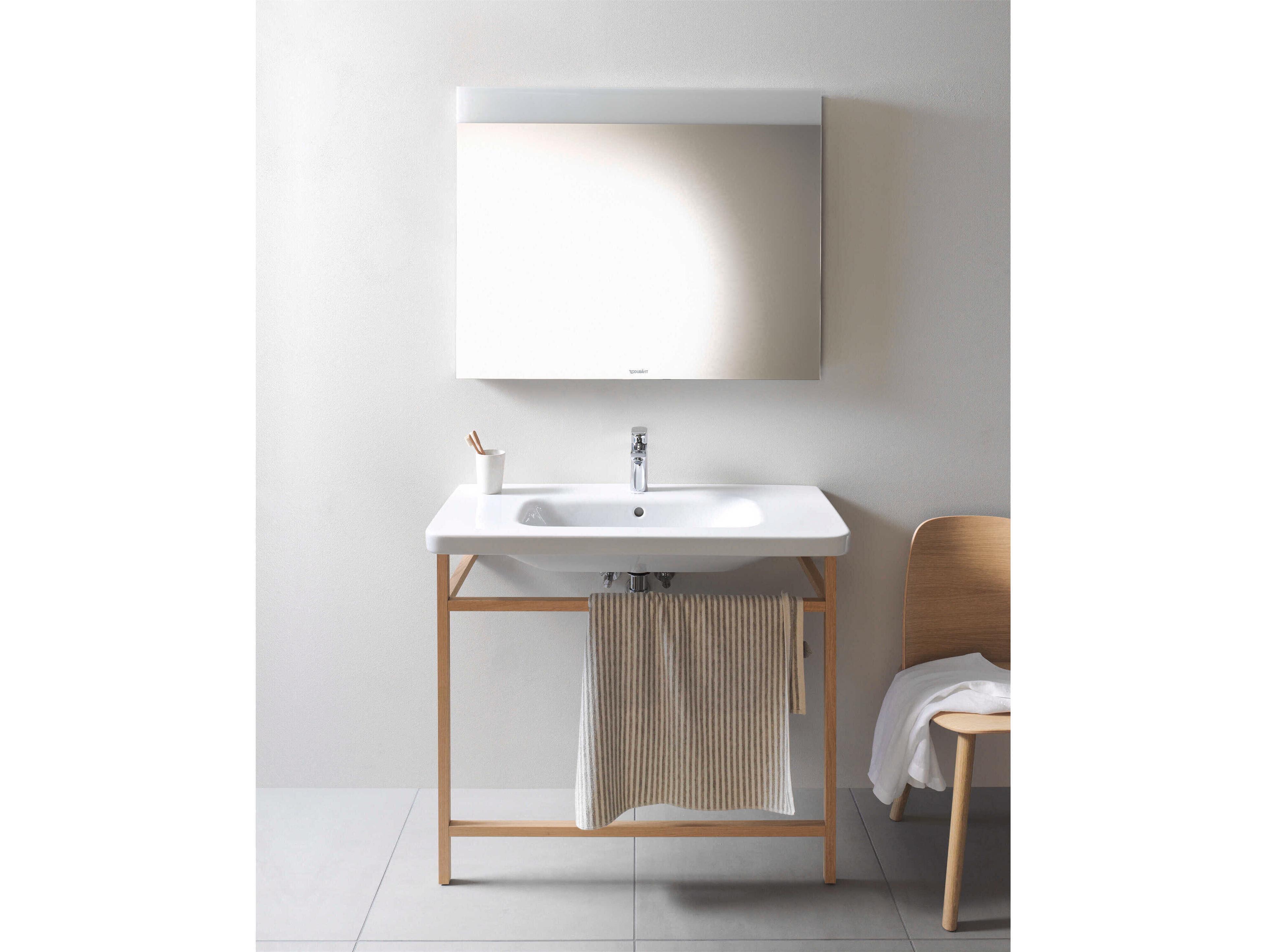 Duravit Durastyle 40'' Ceramic White High Gloss Sink with 1 Faucet Hole