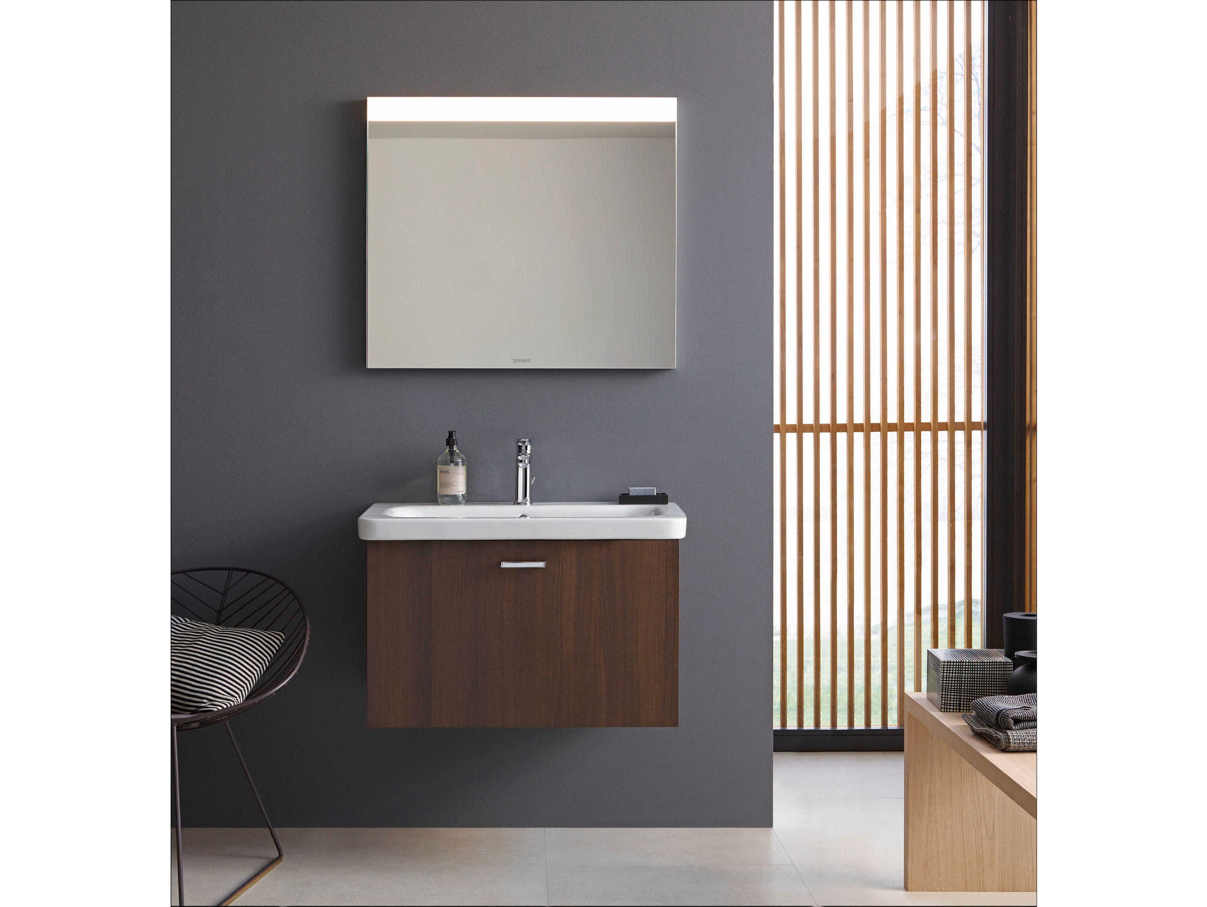 Duravit Durastyle 31'' Ceramic White High Gloss Sink with 1 Faucet Hole