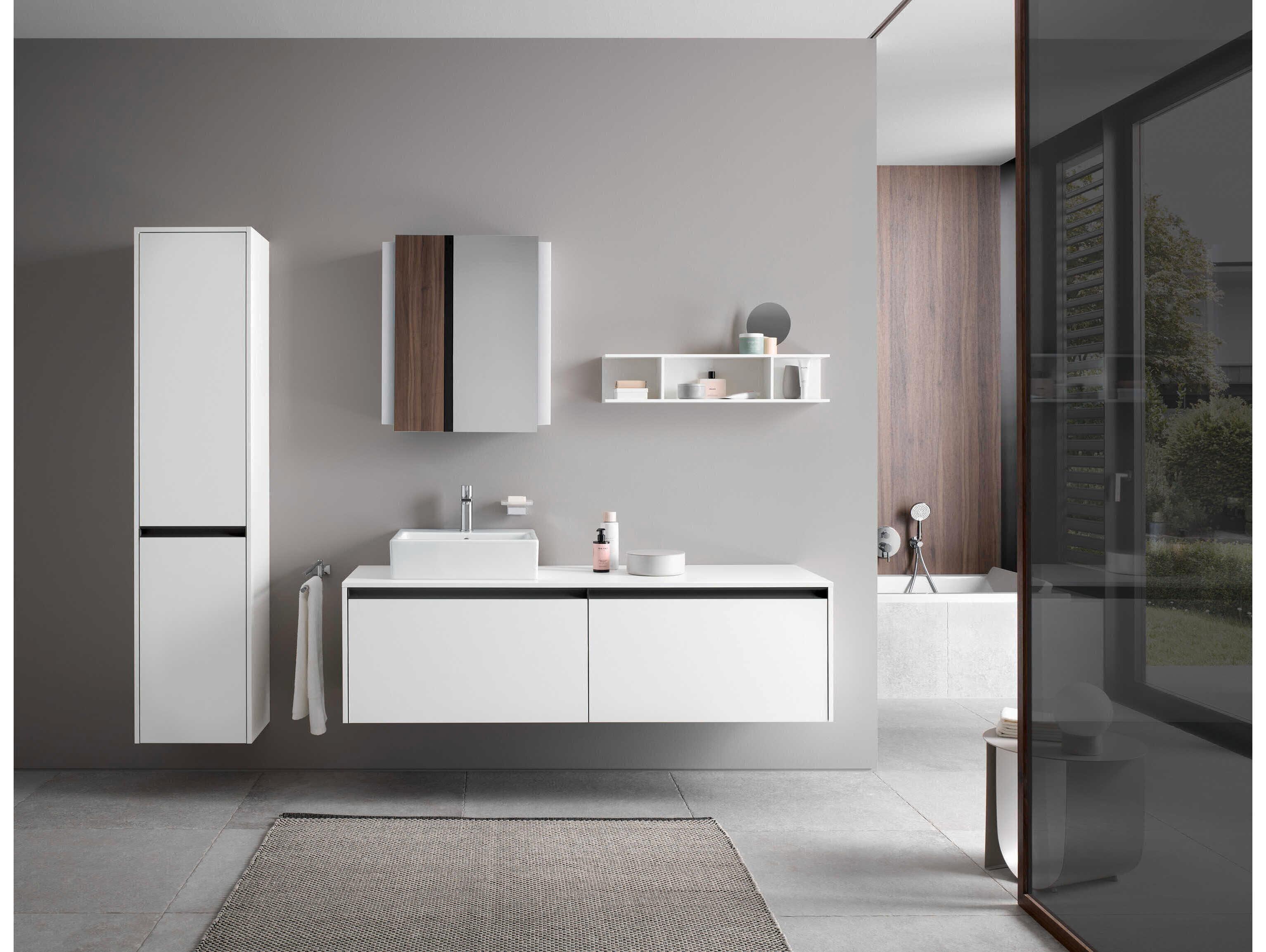 Duravit Vero 20'' Ceramic White High Gloss Sink with 1 Faucet Hole - Ground