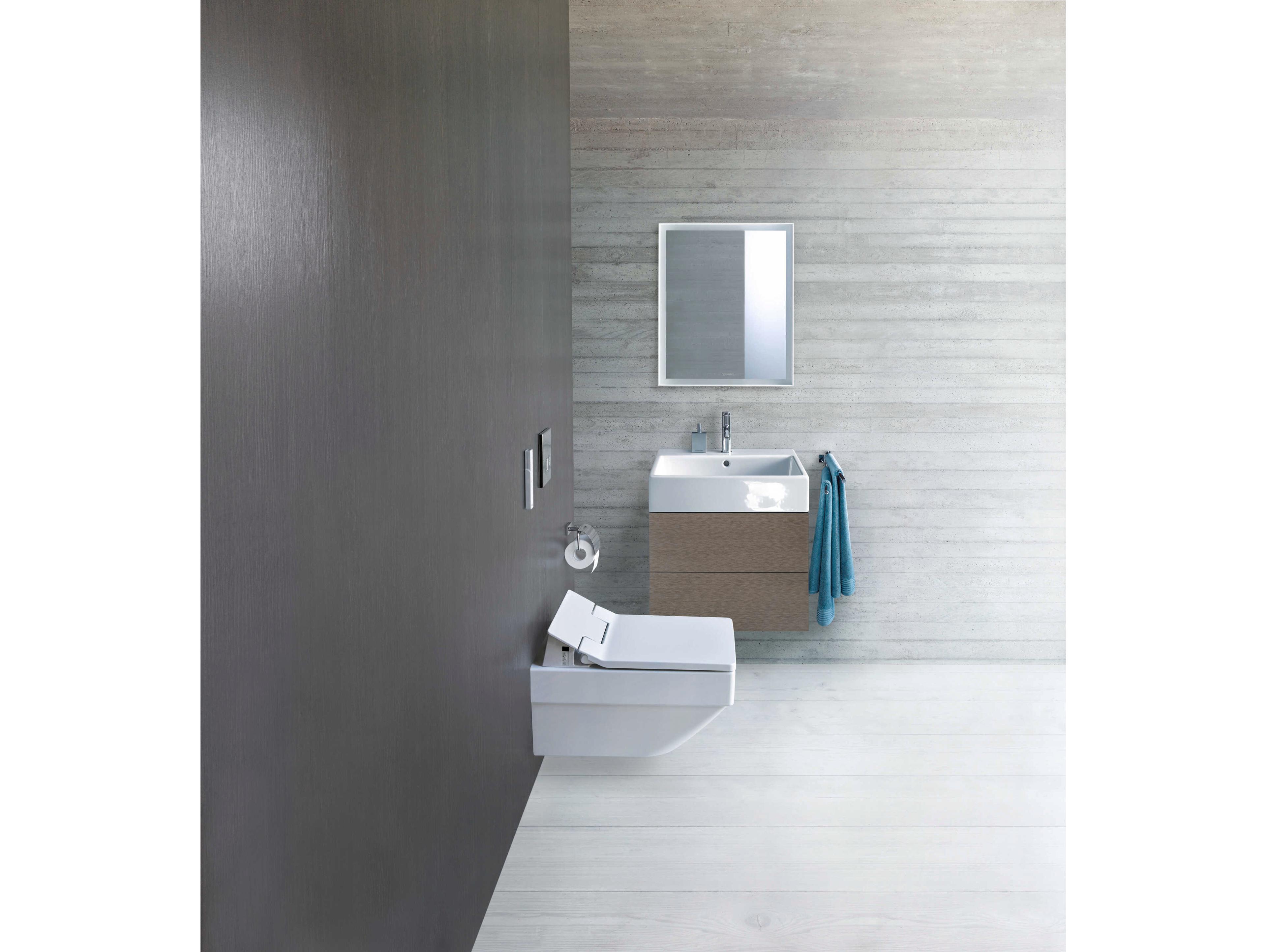 Duravit Vero 24'' Ceramic White High Gloss Sink with 1 Faucet Hole