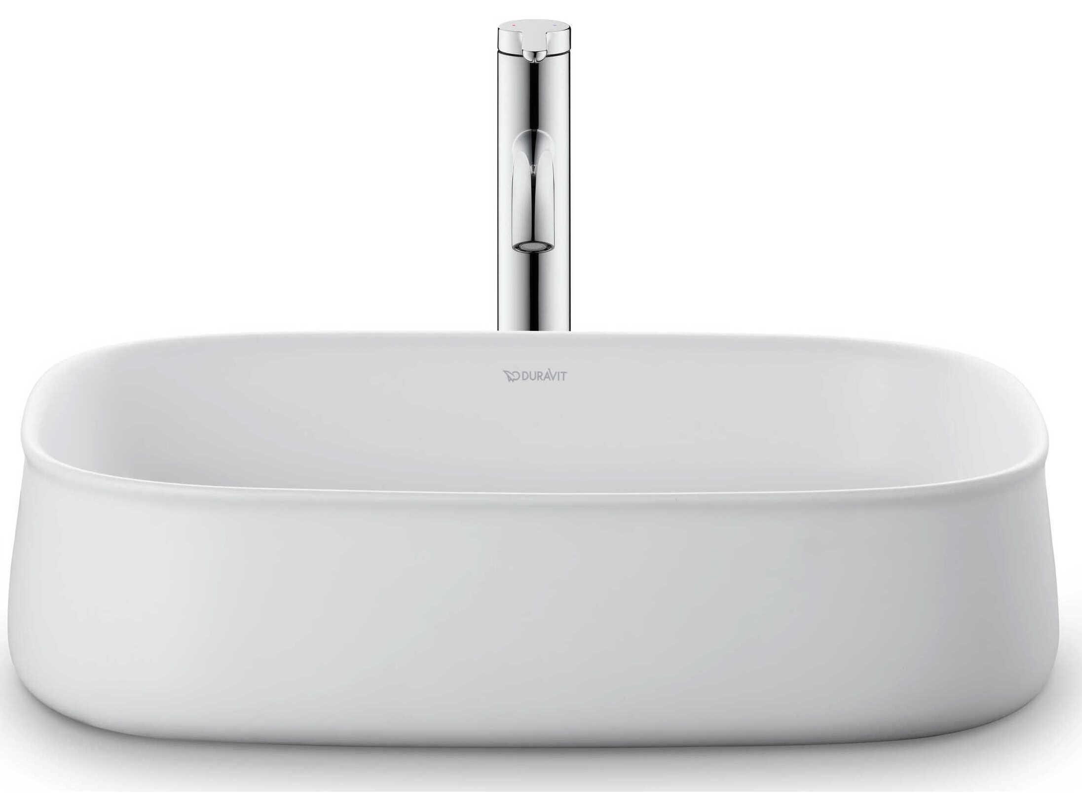 Duravit Zencha 22'' White Satin Matte Washbowl Sink