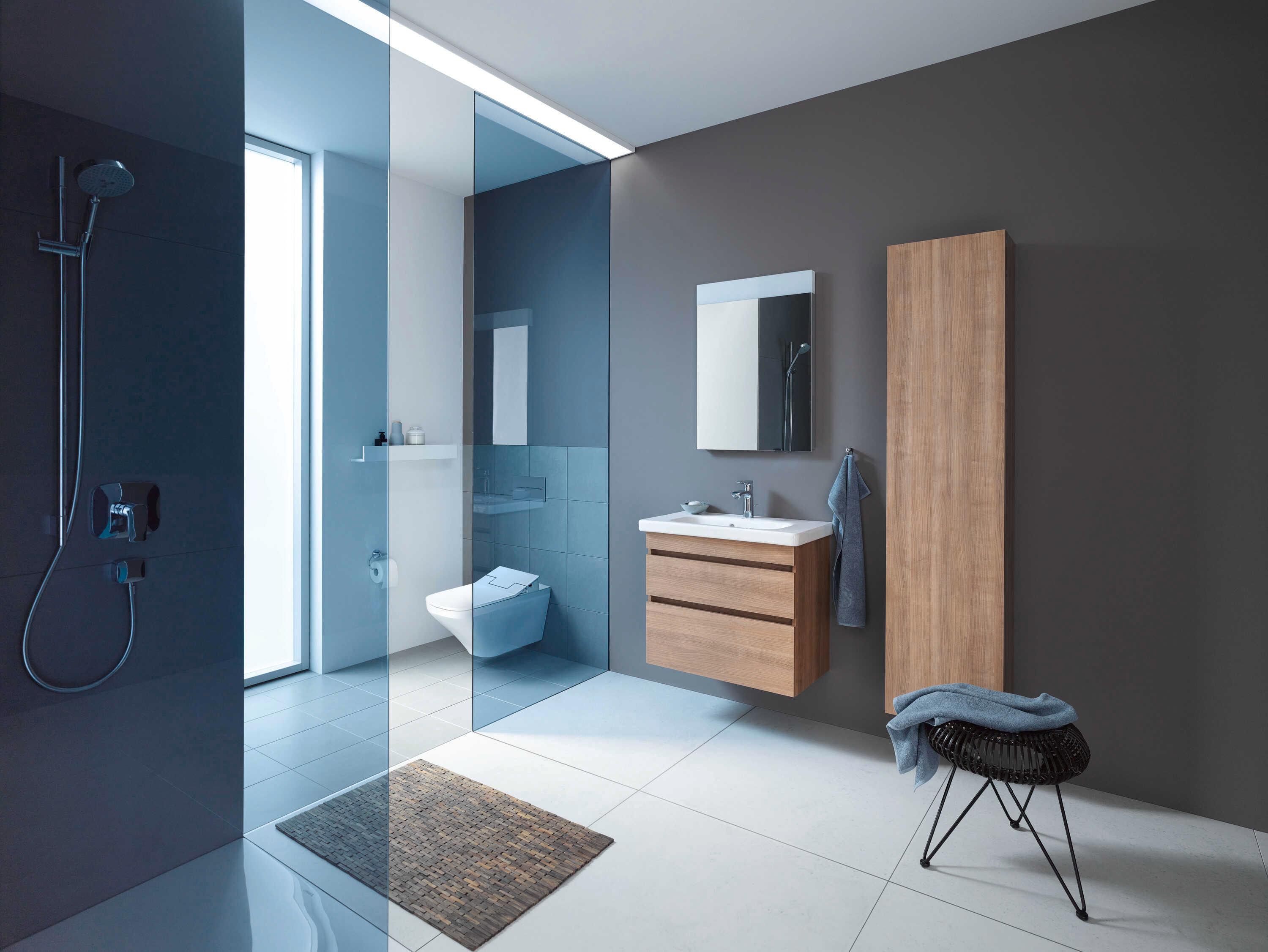 Duravit Durastyle 15'' Ceramic White High Gloss Wall-Mounted Shower Toilet - HygieneGlaze