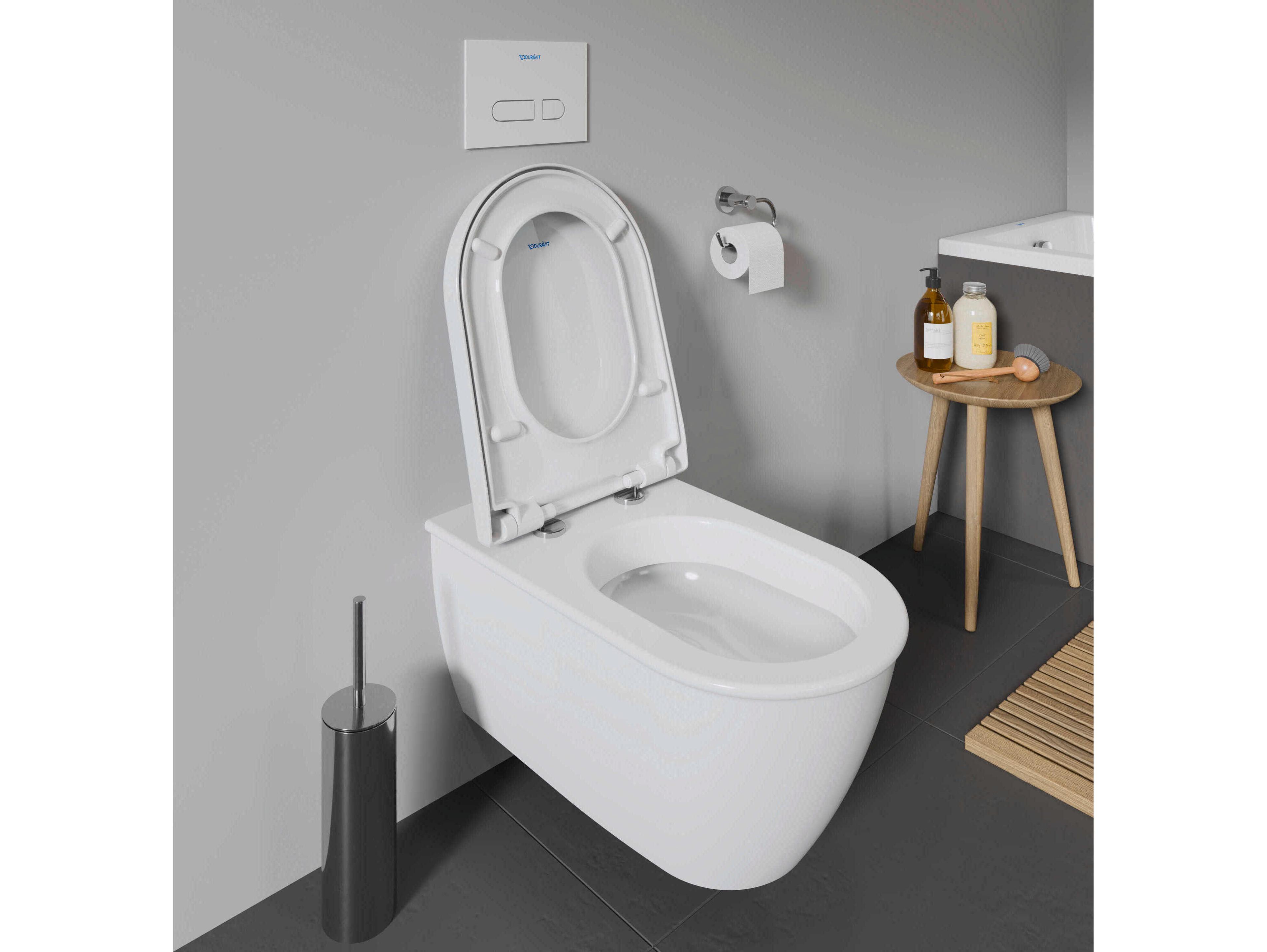 Duravit Darling 14'' Ceramic White High Gloss Wall-Mounted Toilet - 0.8  / 1.6 GPF