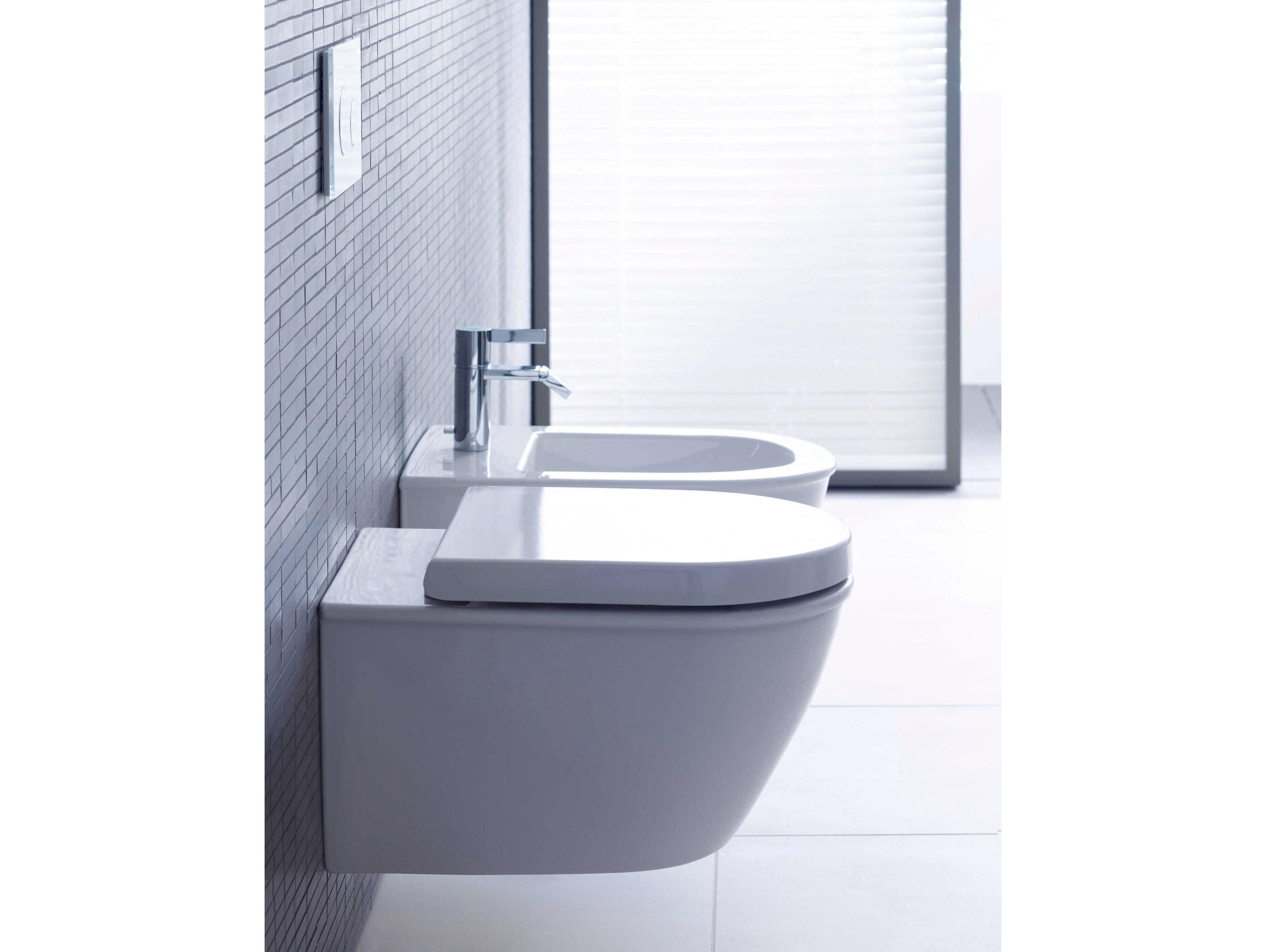 Duravit Darling 14'' Ceramic White High Gloss Wall-Mounted Toilet -  0 / 1.59 GPF