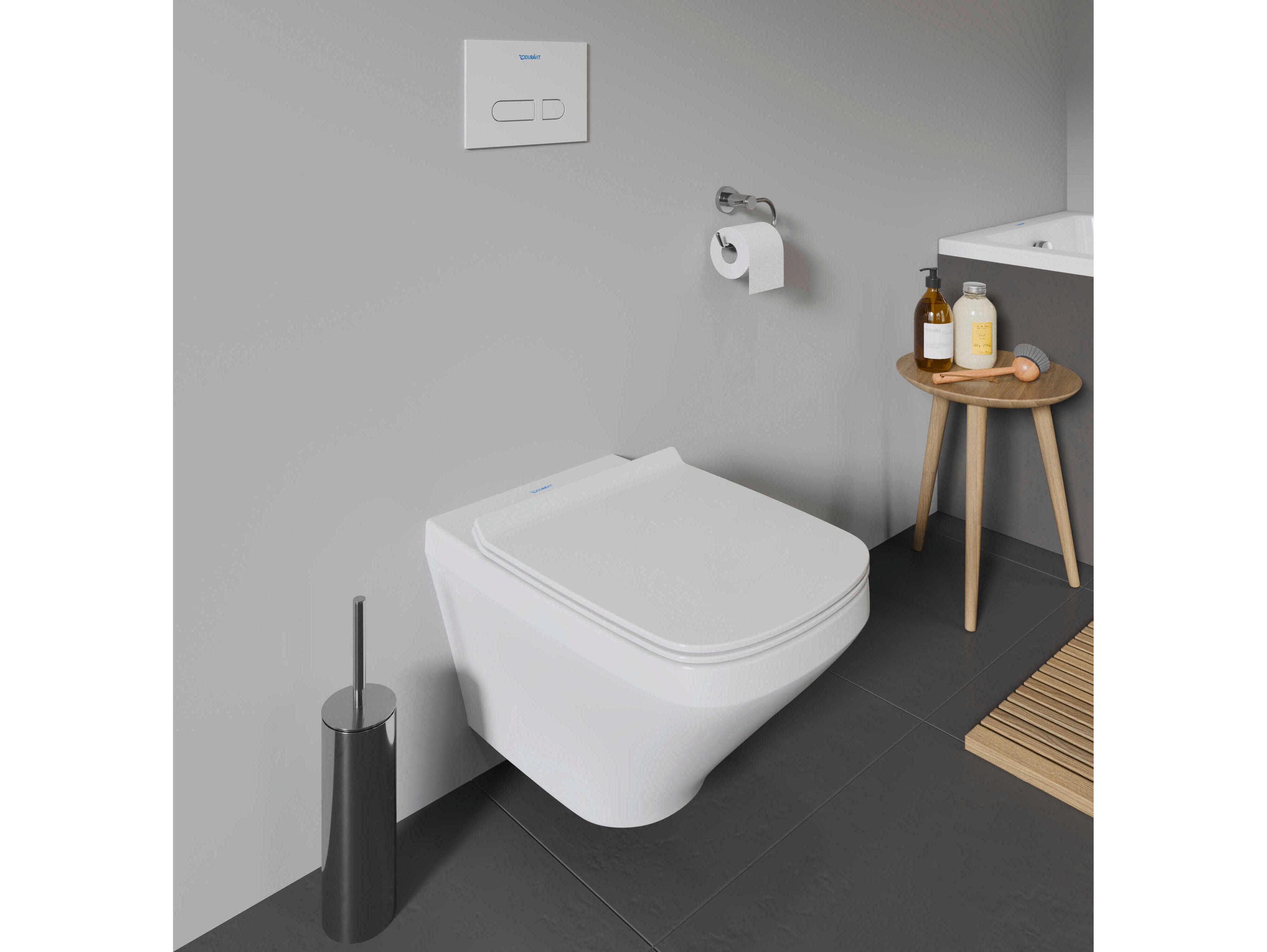 Duravit Durastyle 15'' Ceramic Dual Flush White High Gloss Floor-Standing Toilet - 1.59 GPF