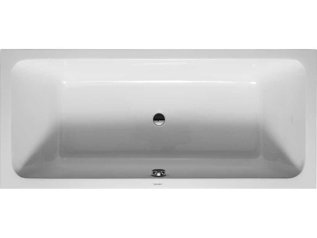 Duravit D-code 71'' Acrylic White Bathtub - Frame/Panels Not Included