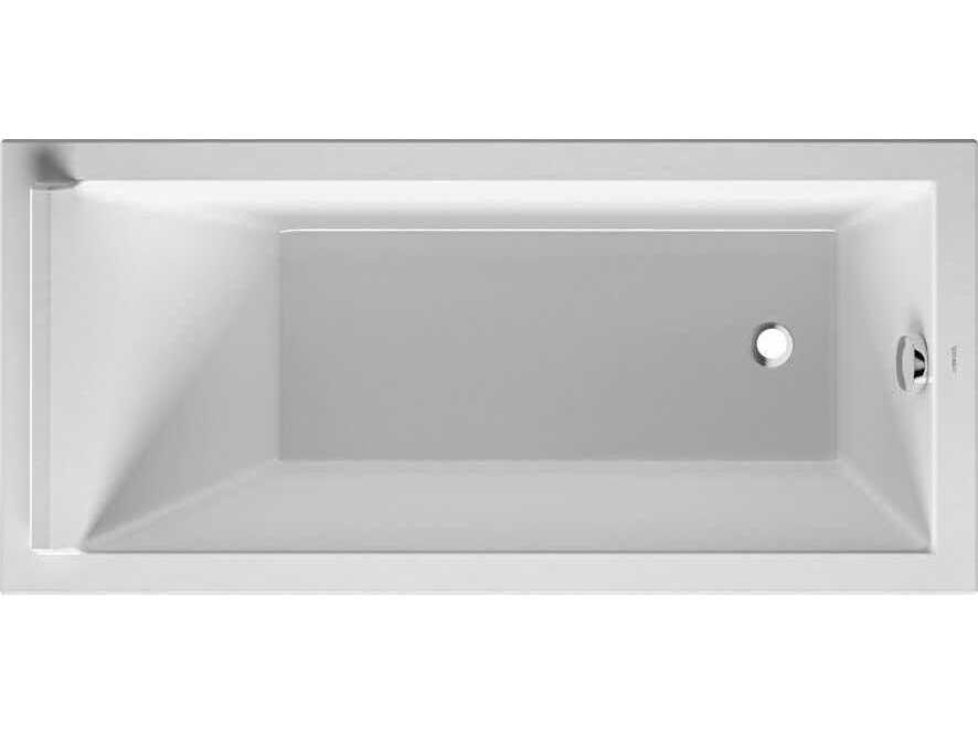 Duravit Starck 59'' Acrylic White Matt Drop-In Bathtub