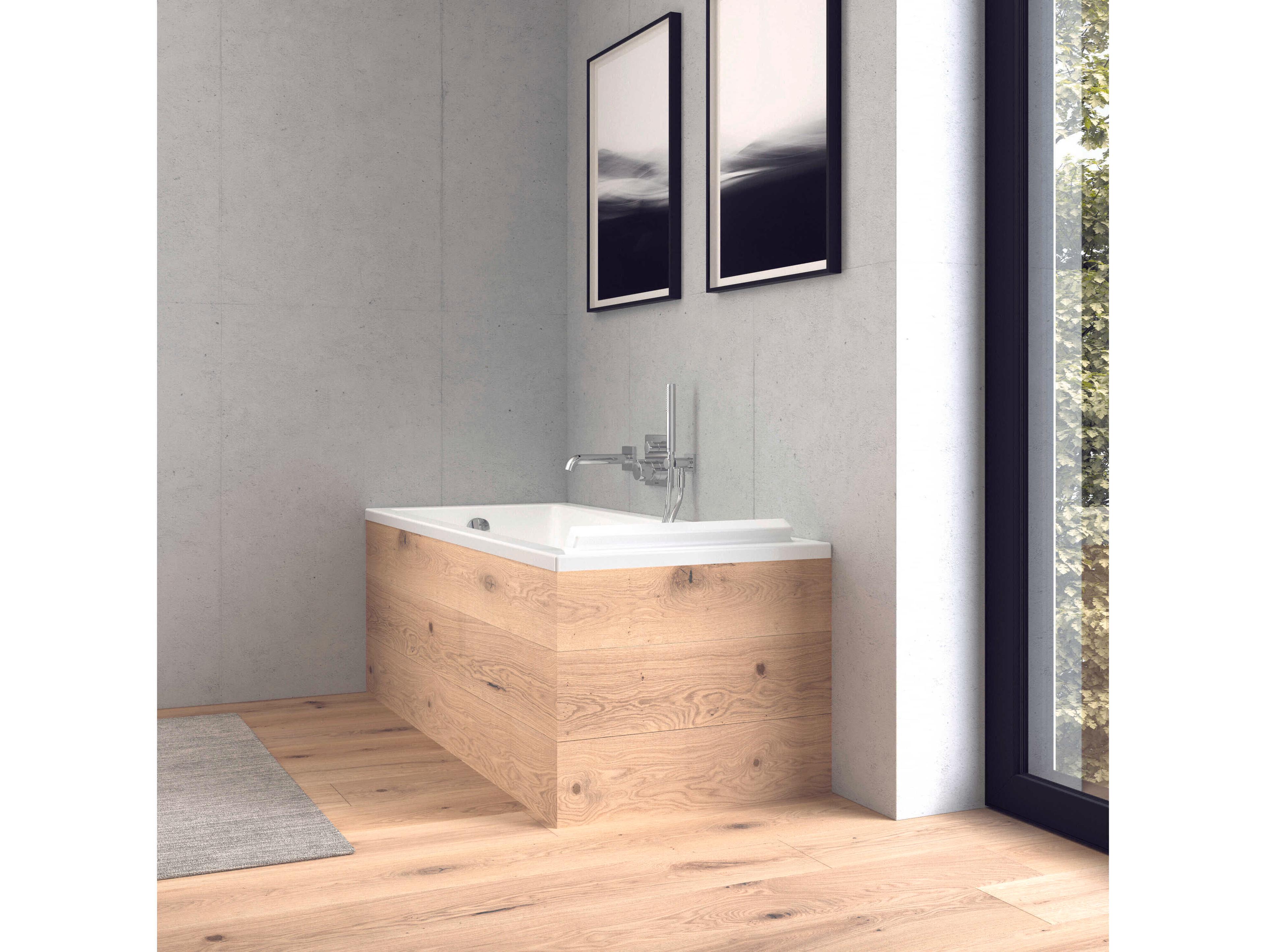 Duravit Starck 59'' Acrylic White Matt Drop-In Bathtub