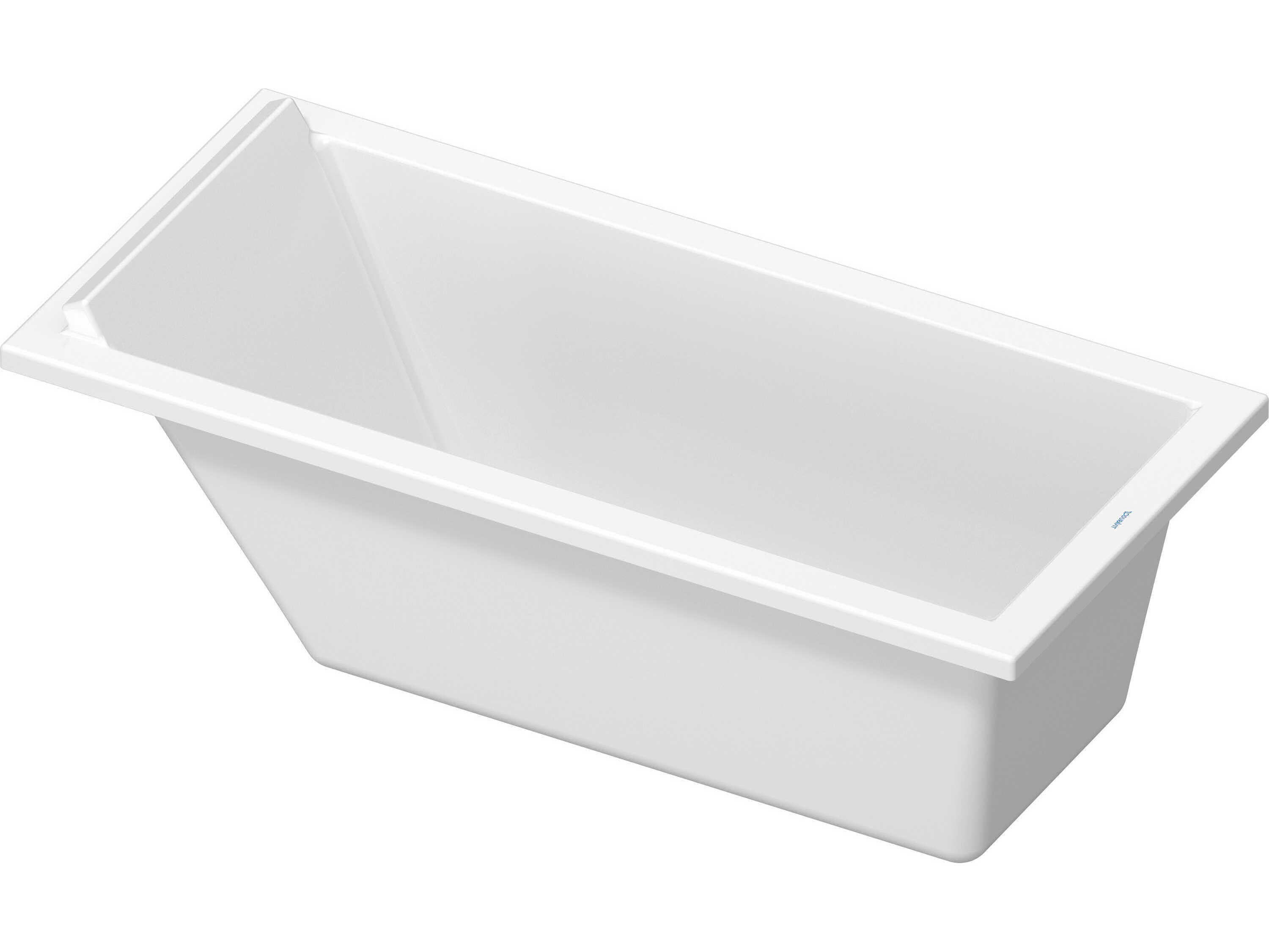 Duravit Starck 59'' Acrylic White Matt Drop-In Bathtub