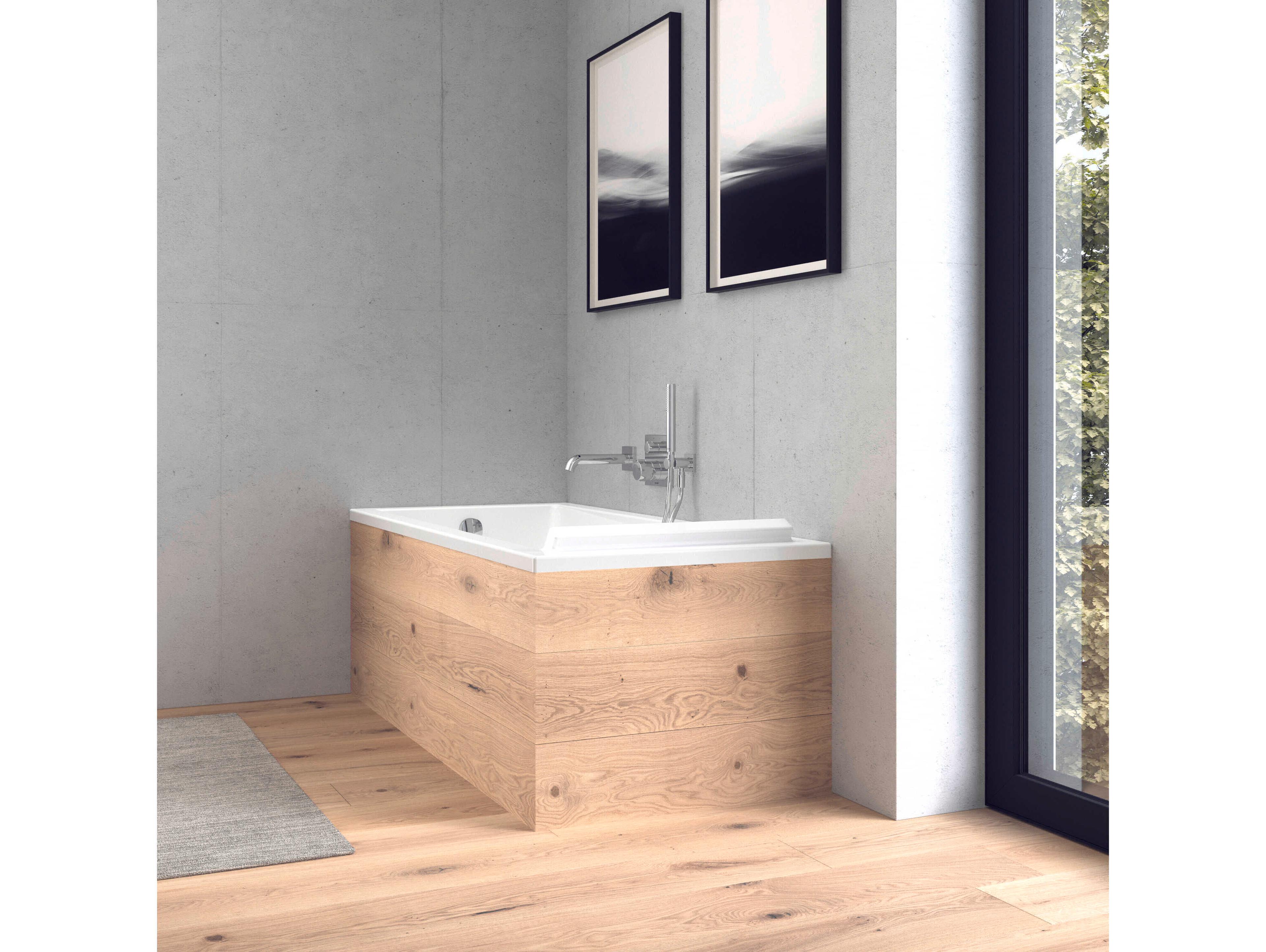 Duravit Starck 59'' Acrylic White Matt Drop-In Bathtub