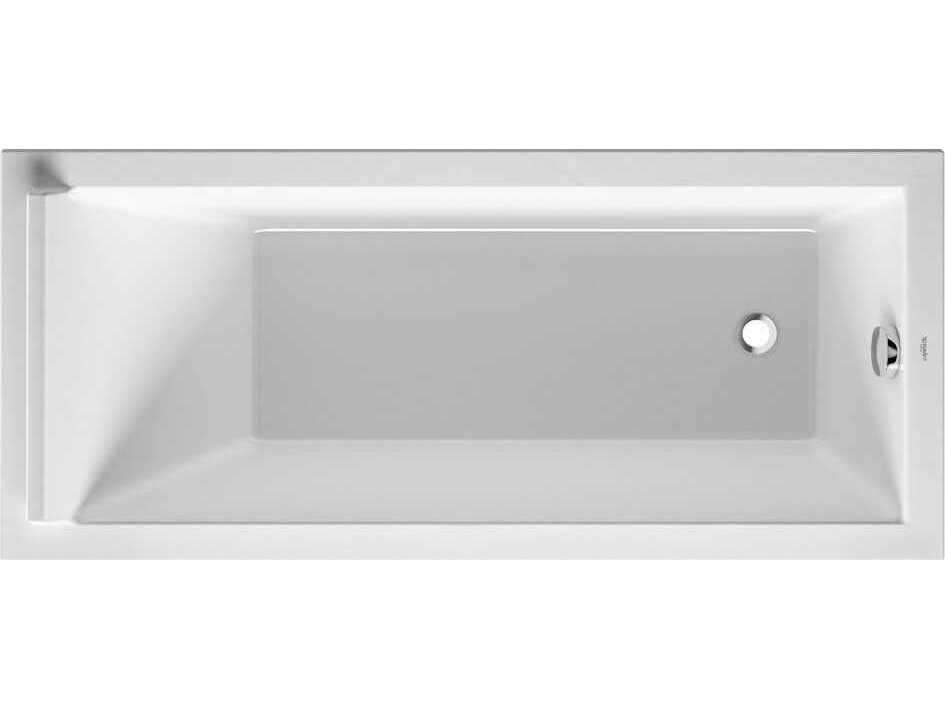 Duravit Starck 63'' Acrylic White Matt Drop-In Bathtub