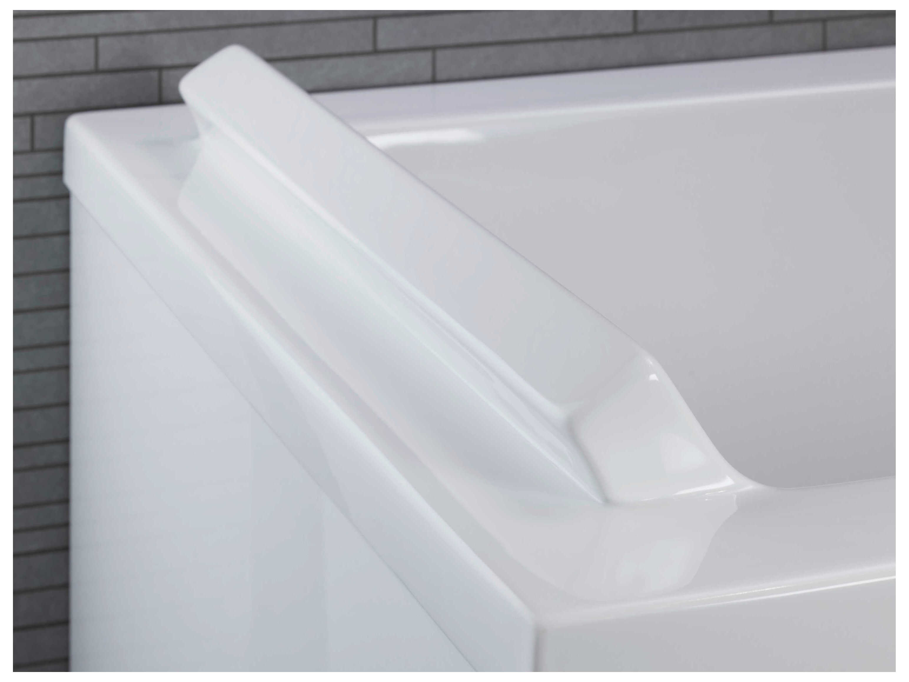 Duravit Starck 63'' Acrylic White Matt Drop-In Bathtub
