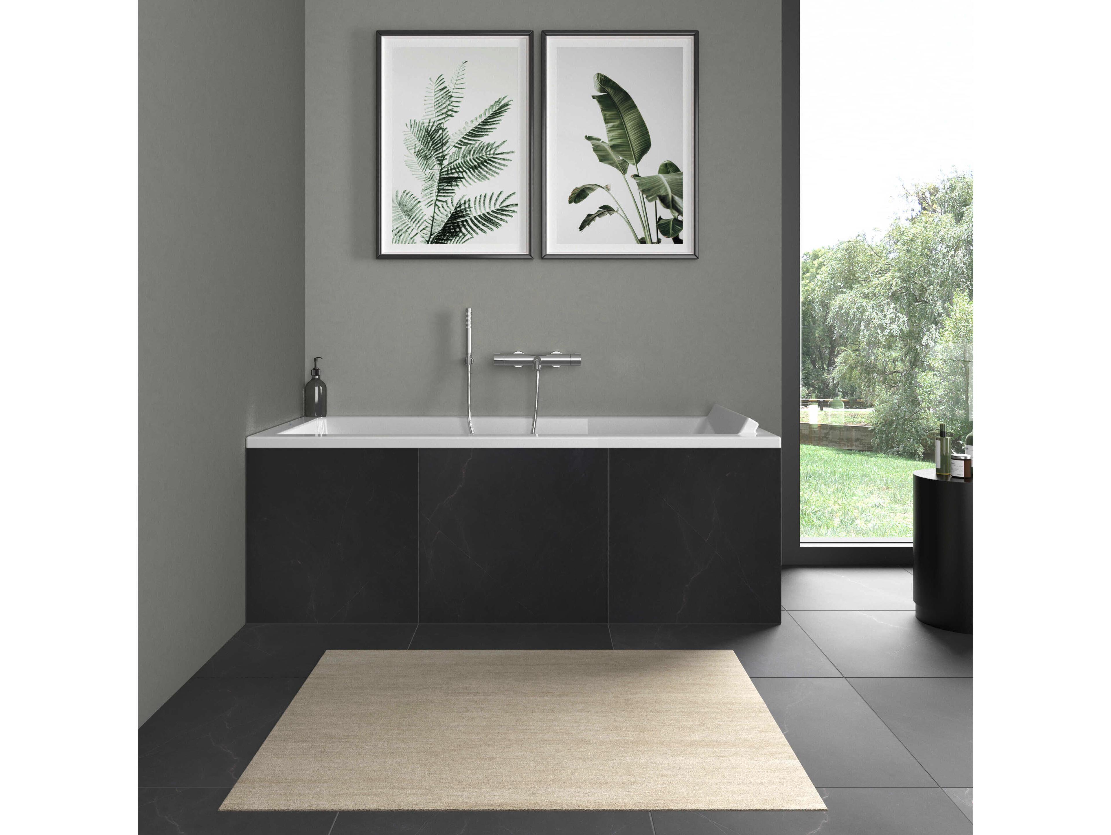 Duravit Starck 67'' Acrylic White Matt Drop-In Bathtub