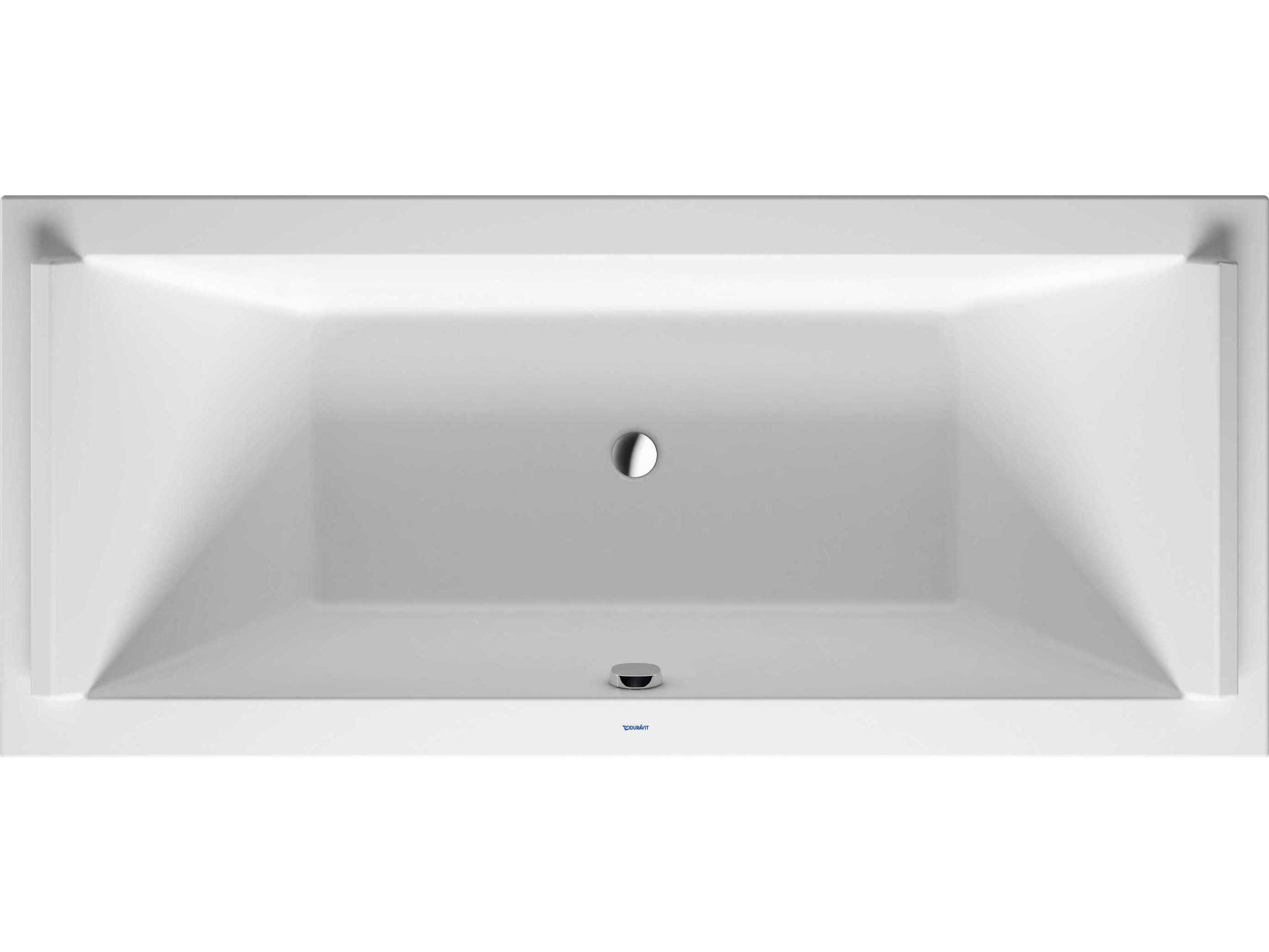 Duravit Starck 71'' Acrylic White Matt Drop-In Bathtub