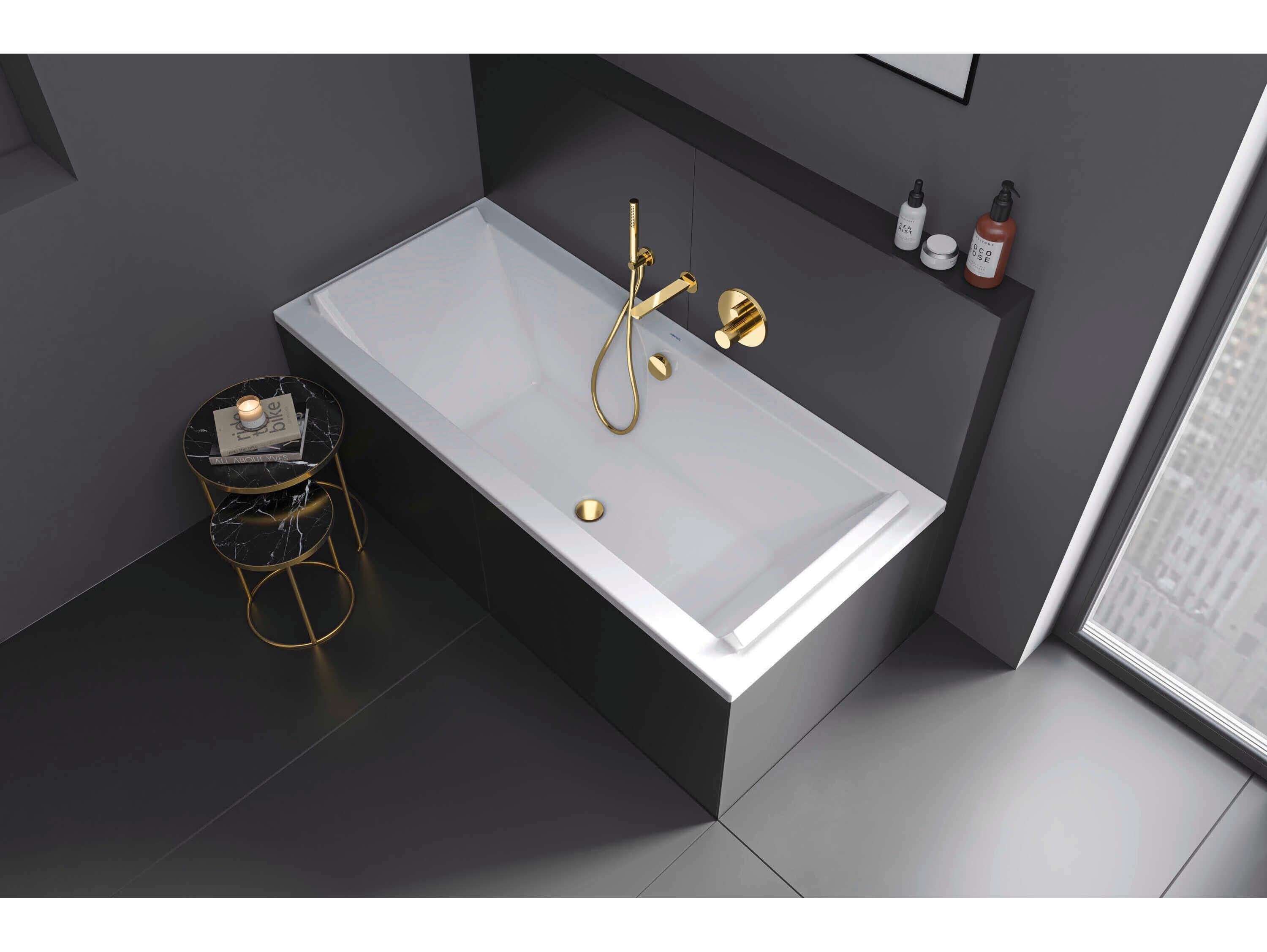 Duravit Starck 71'' Acrylic White Matt Drop-In Bathtub