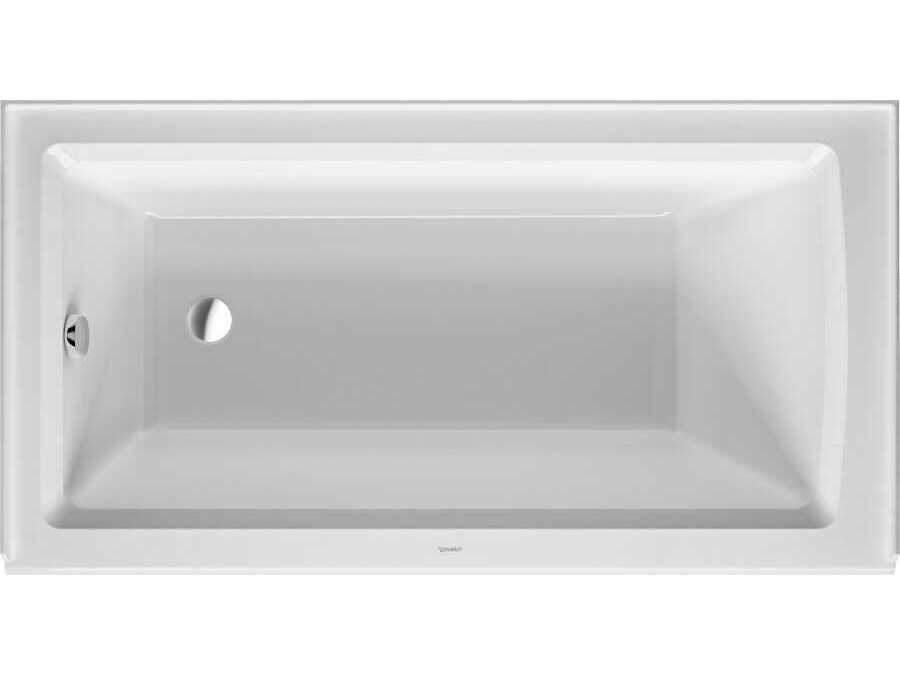 Duravit Architec 60'' White Bathtub - Left oriented drain