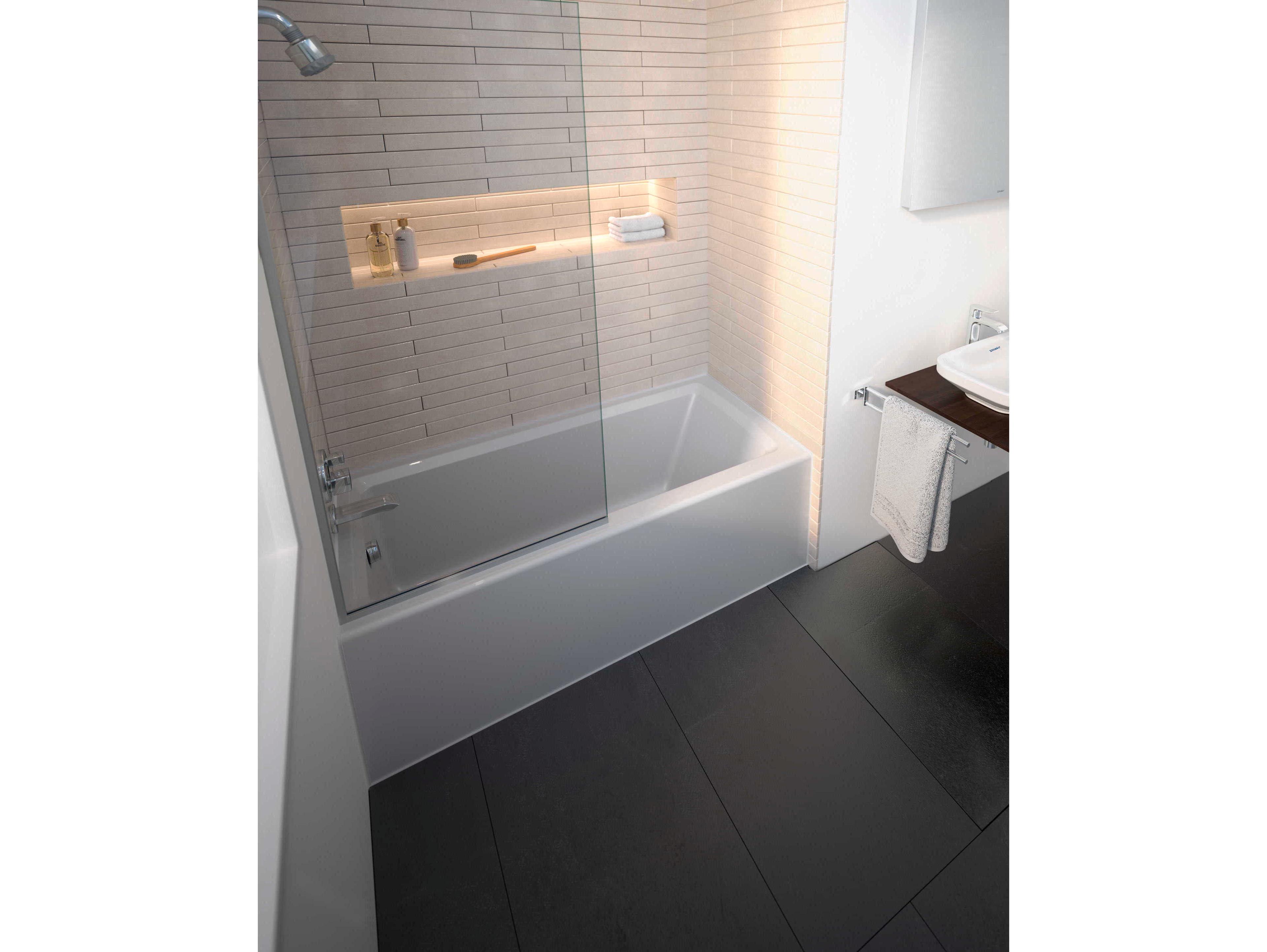 Duravit Architec 66'' White Bathtub - Left oriented drain