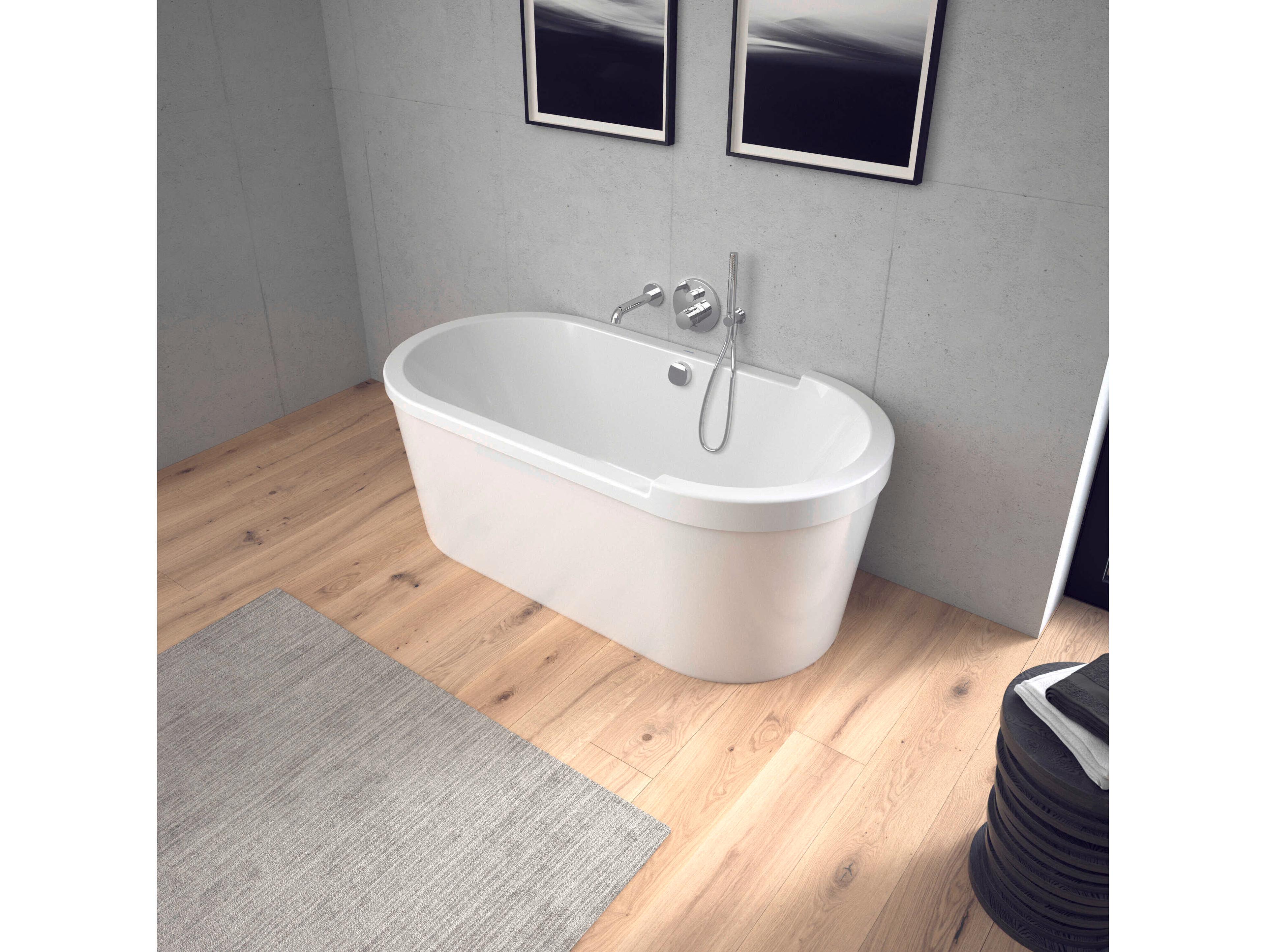 Duravit Starck 63'' Acrylic White Matt Drop-In Bathtub