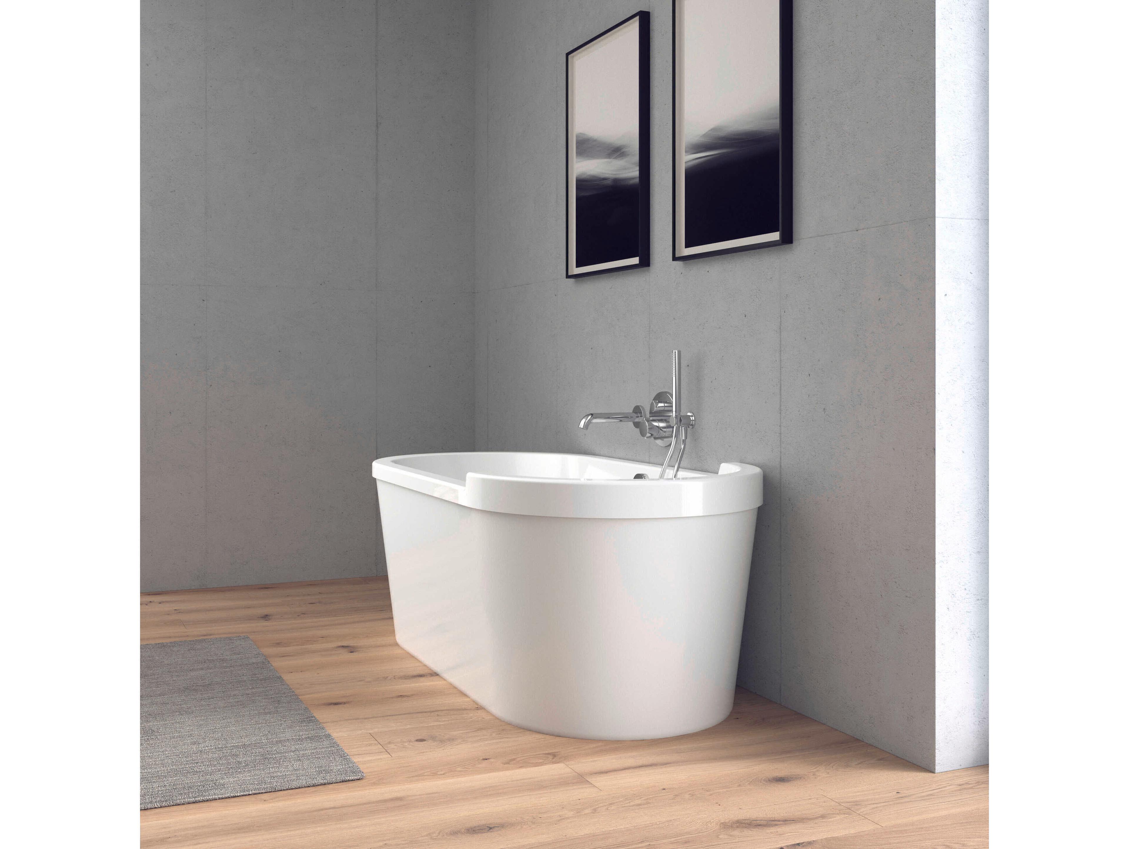 Duravit Starck 63'' Acrylic White Matt Drop-In Bathtub