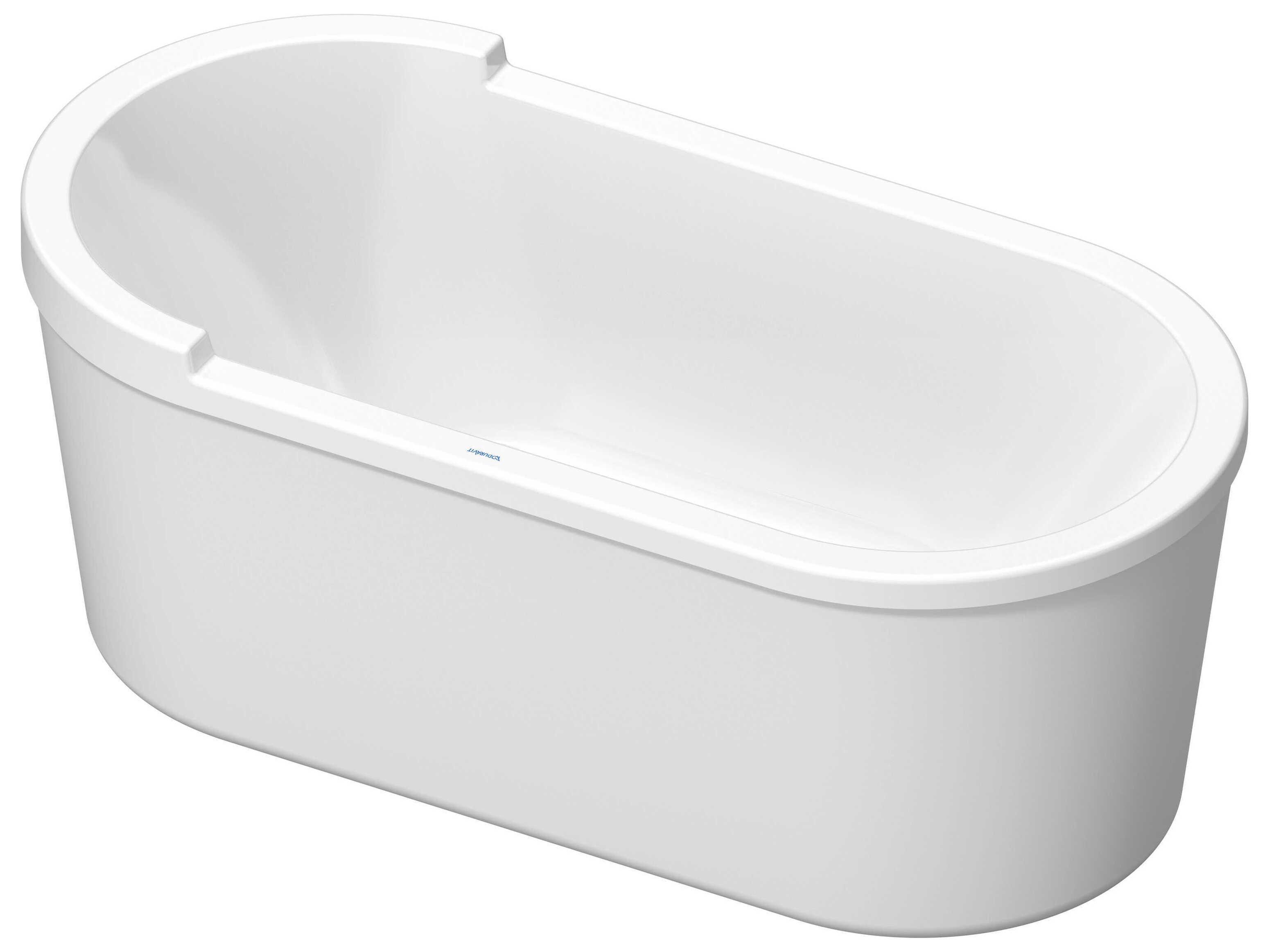 Duravit Starck 63'' Acrylic White Matt Drop-In Bathtub