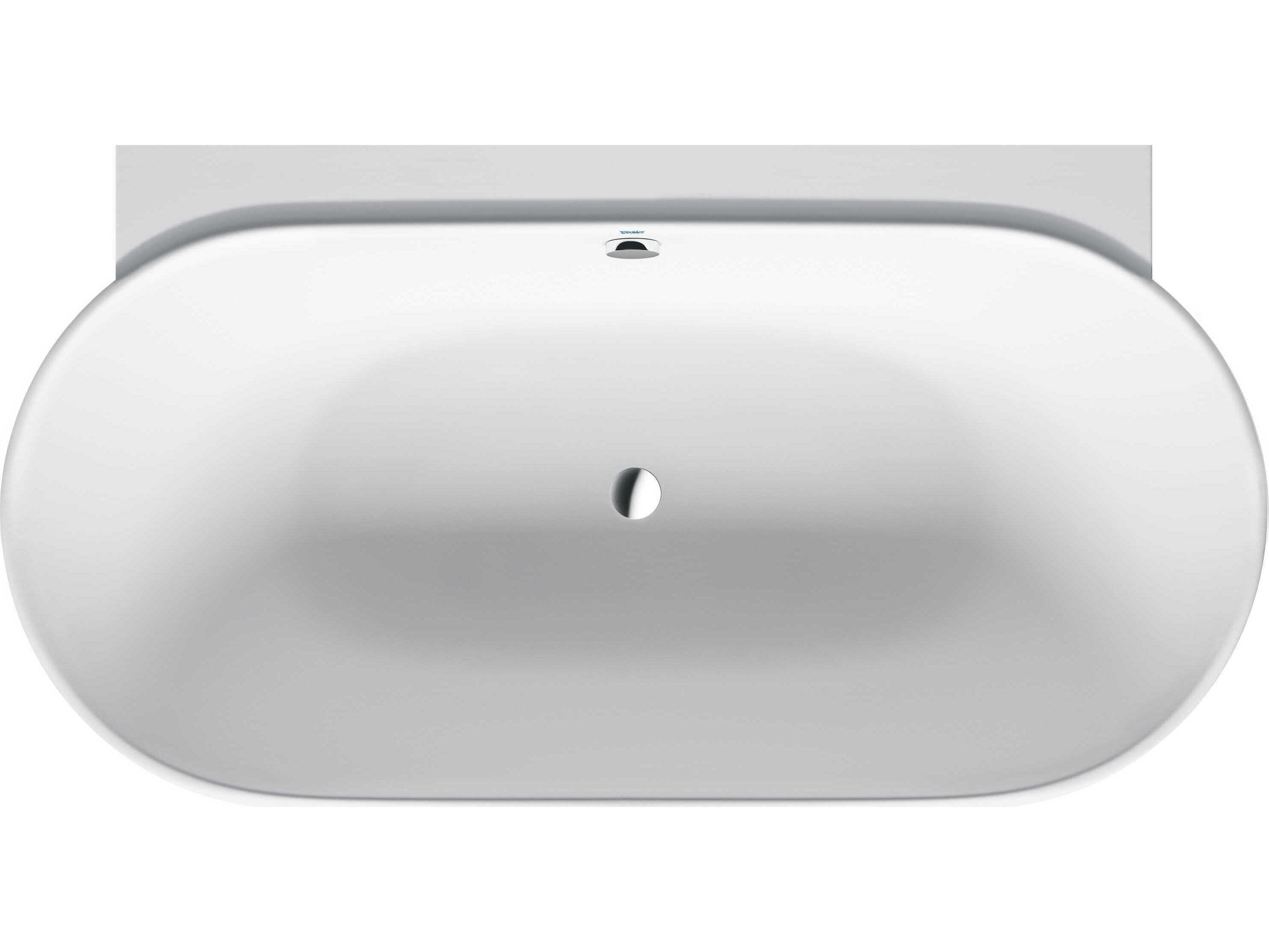 Duravit Luv 71'' Compoite White Matt Back-To-Wall Bathtub