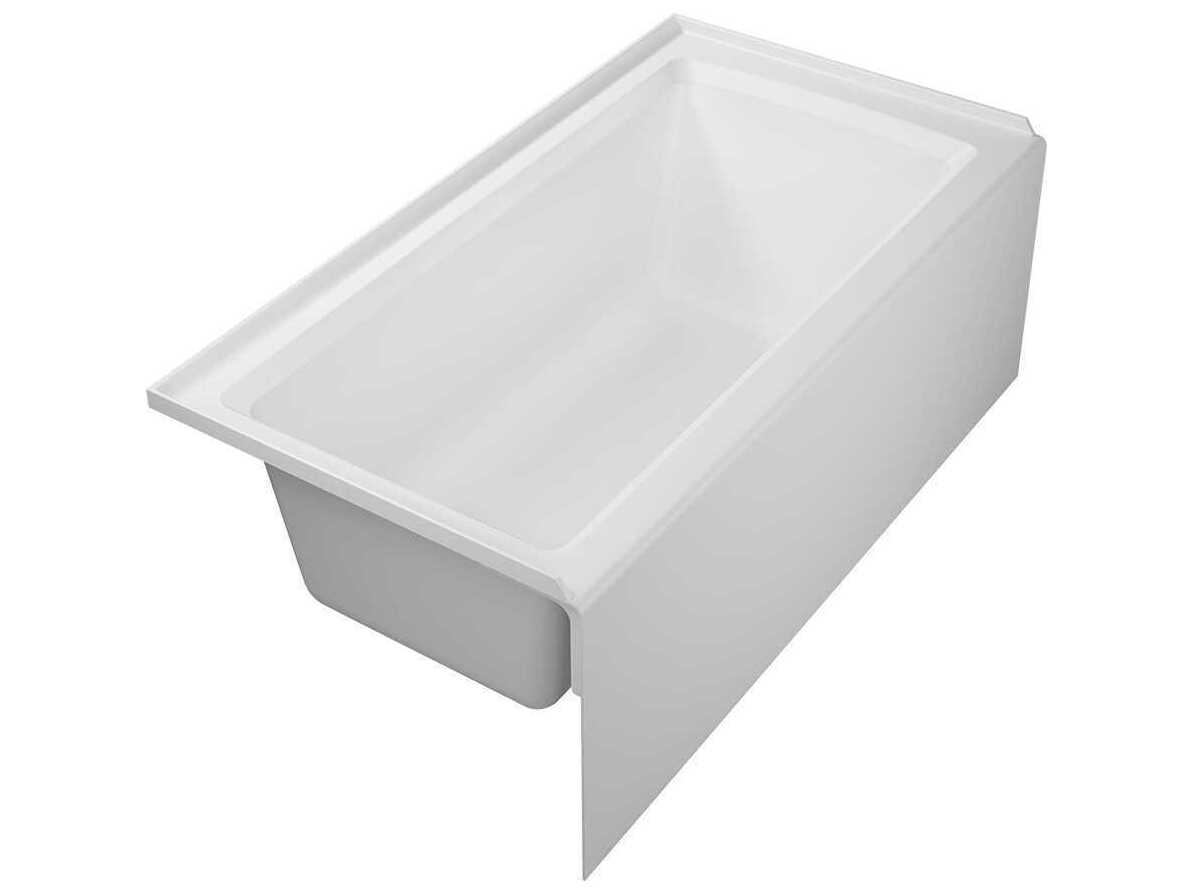 Duravit Architec 60'' White Bathtub - Left oriented drain
