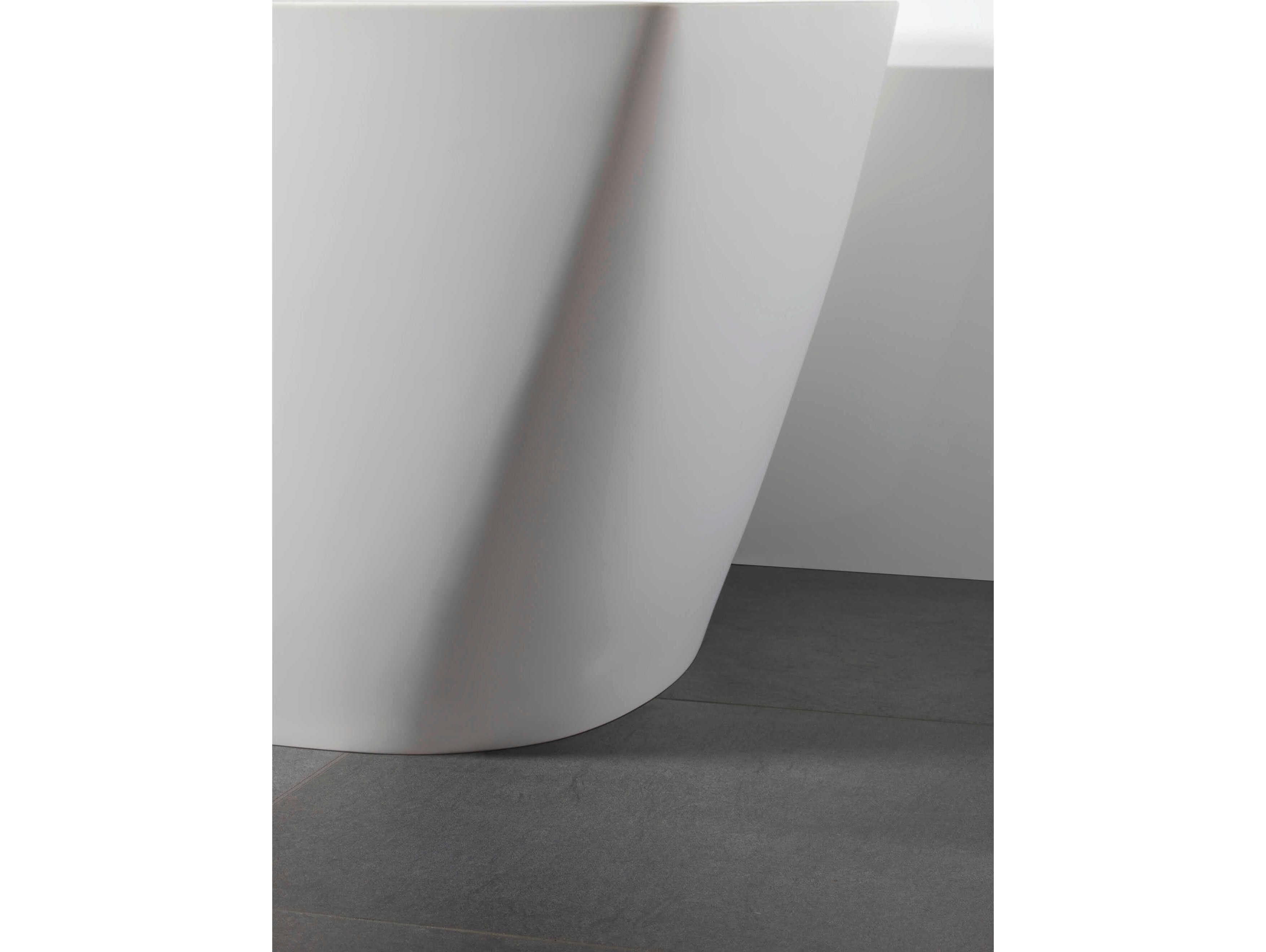 Duravit Durasquare 63'' Freestanding White Matt Bathtub