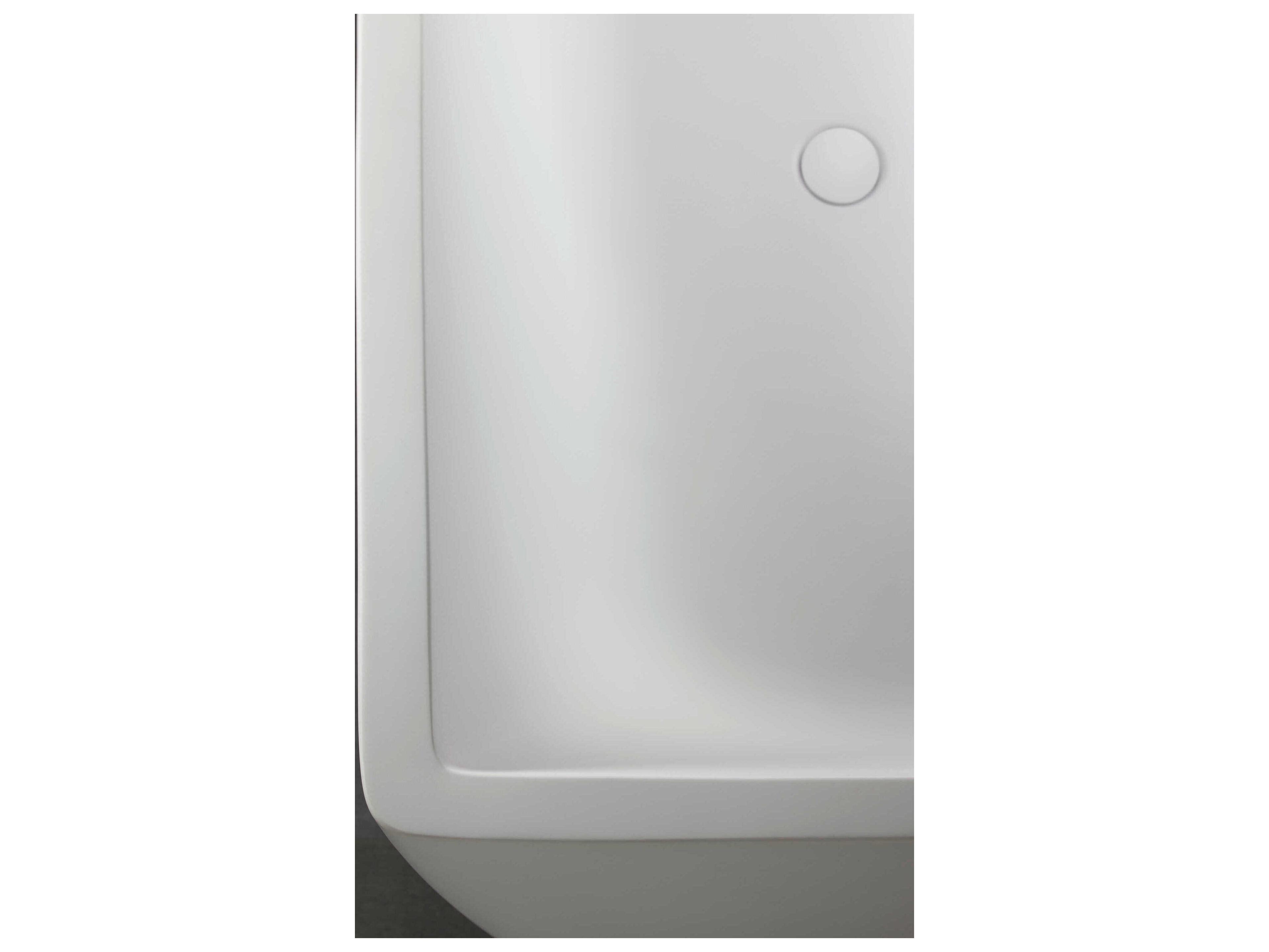 Duravit Durasquare 63'' Freestanding White Matt Bathtub
