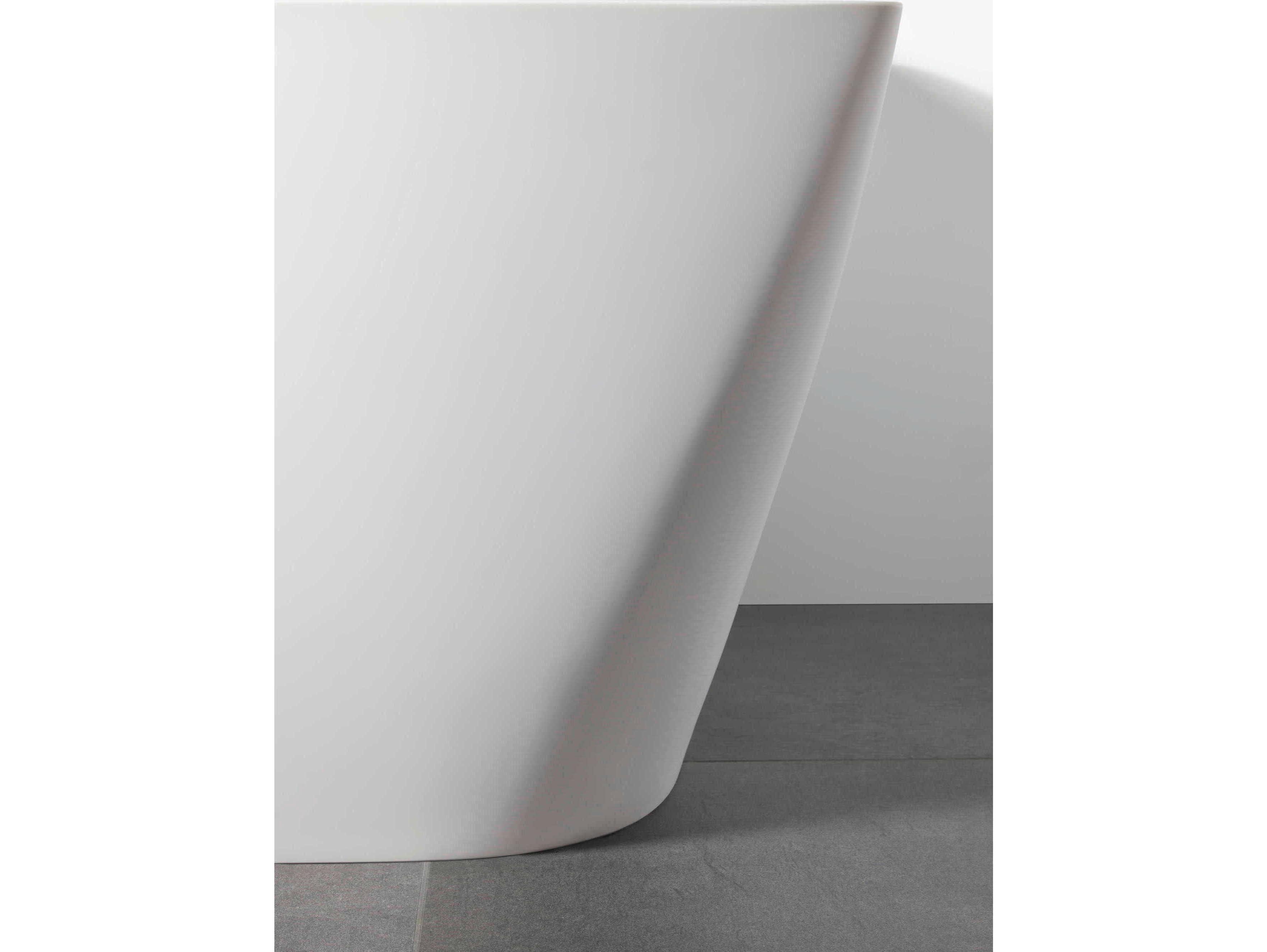 Duravit Durasquare 63'' Freestanding White Matt Bathtub