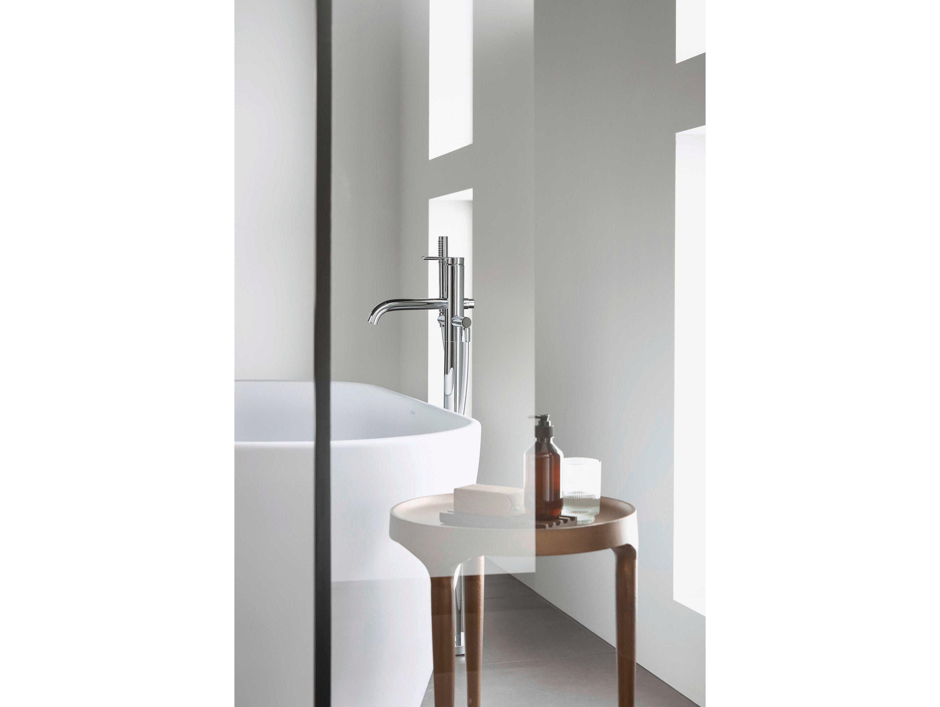 Duravit D_Neo 63" Freestanding White Matt Bathtub