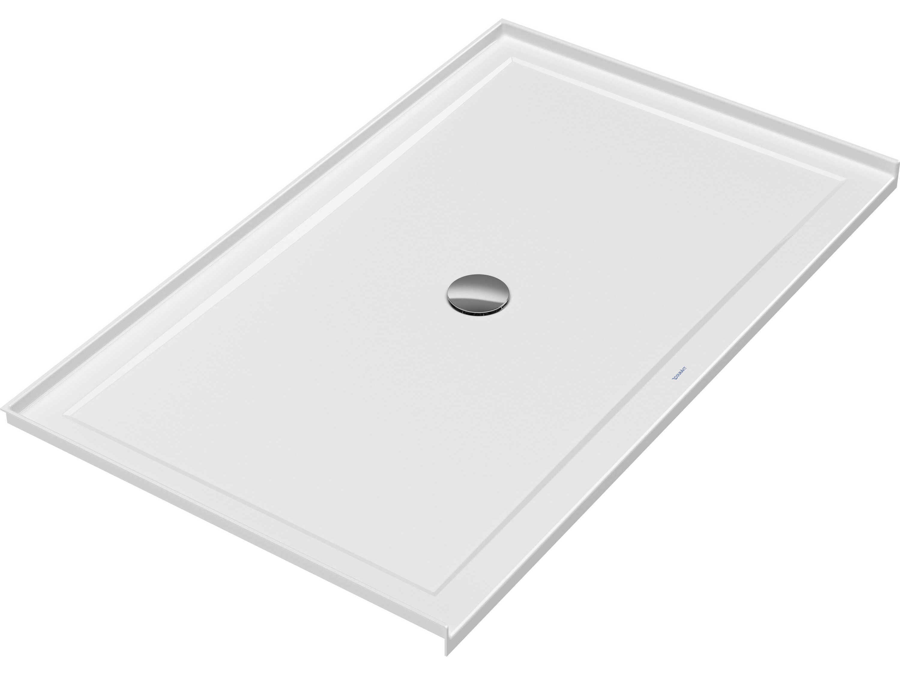 Duravit Architec 60'' x 36'' White Acrylic Shower Base - Centered drain