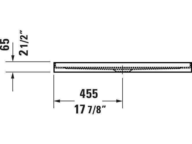 Duravit Architec 36'' White Acrylic Shower Base - Centered drain