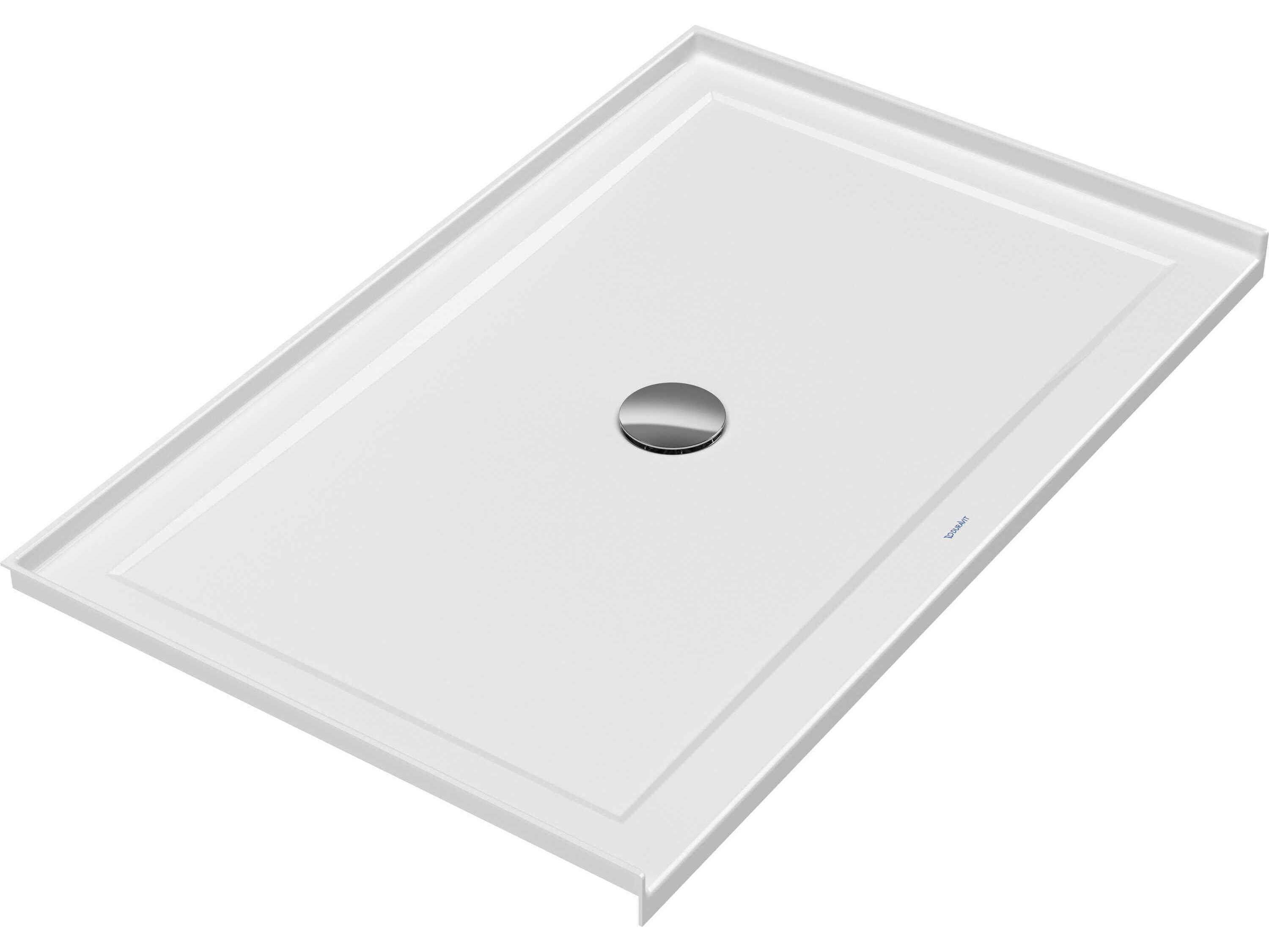 Duravit Architec 48''x 30'' White Acrylic Shower Base - Centered drain
