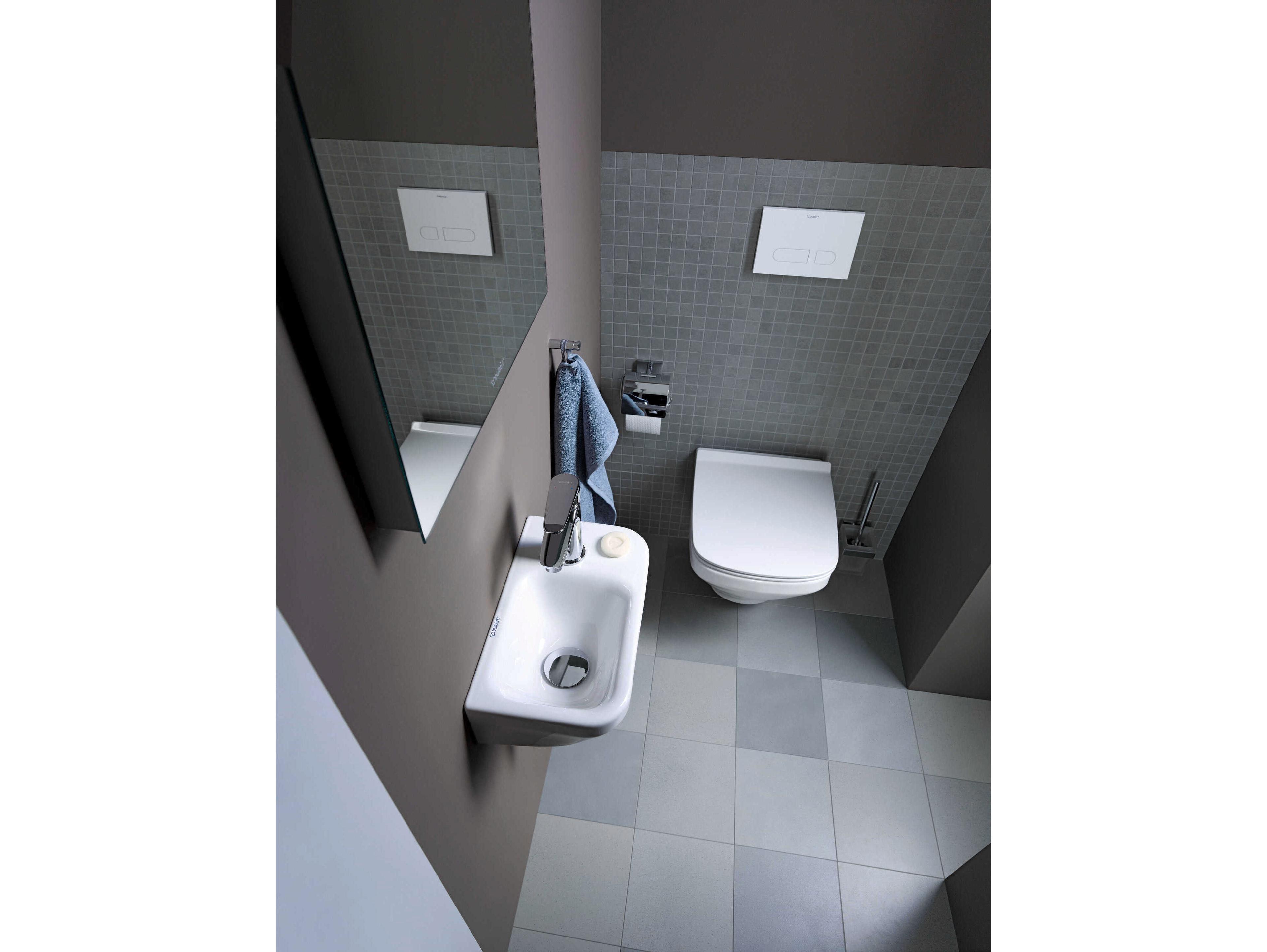 Duravit B.1 5'' Chrome High Gloss Single hole Faucet - Drain Kit Not Included