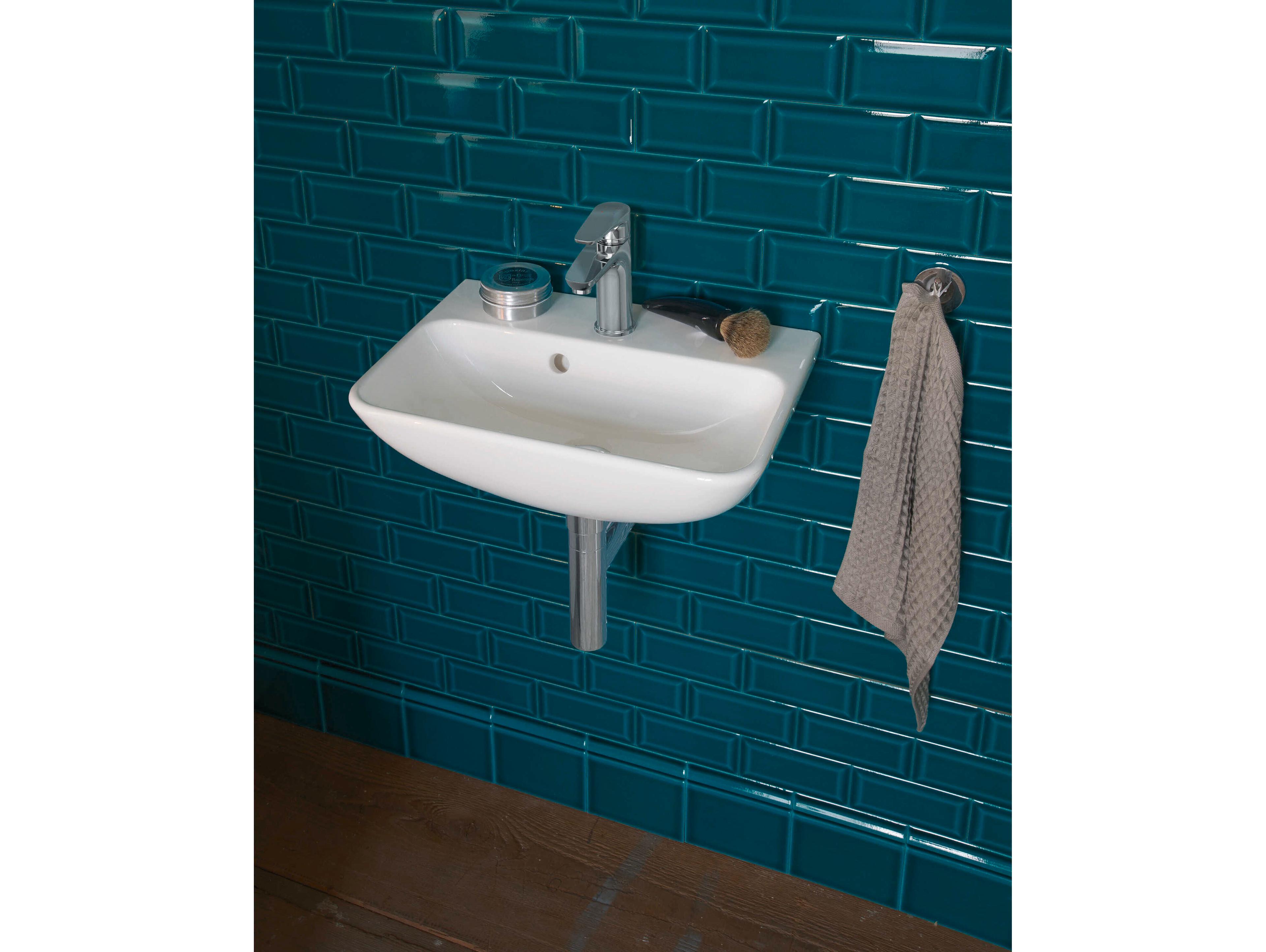 Duravit B.1 5'' Chrome High Gloss Single hole Faucet - Drain Kit Not Included