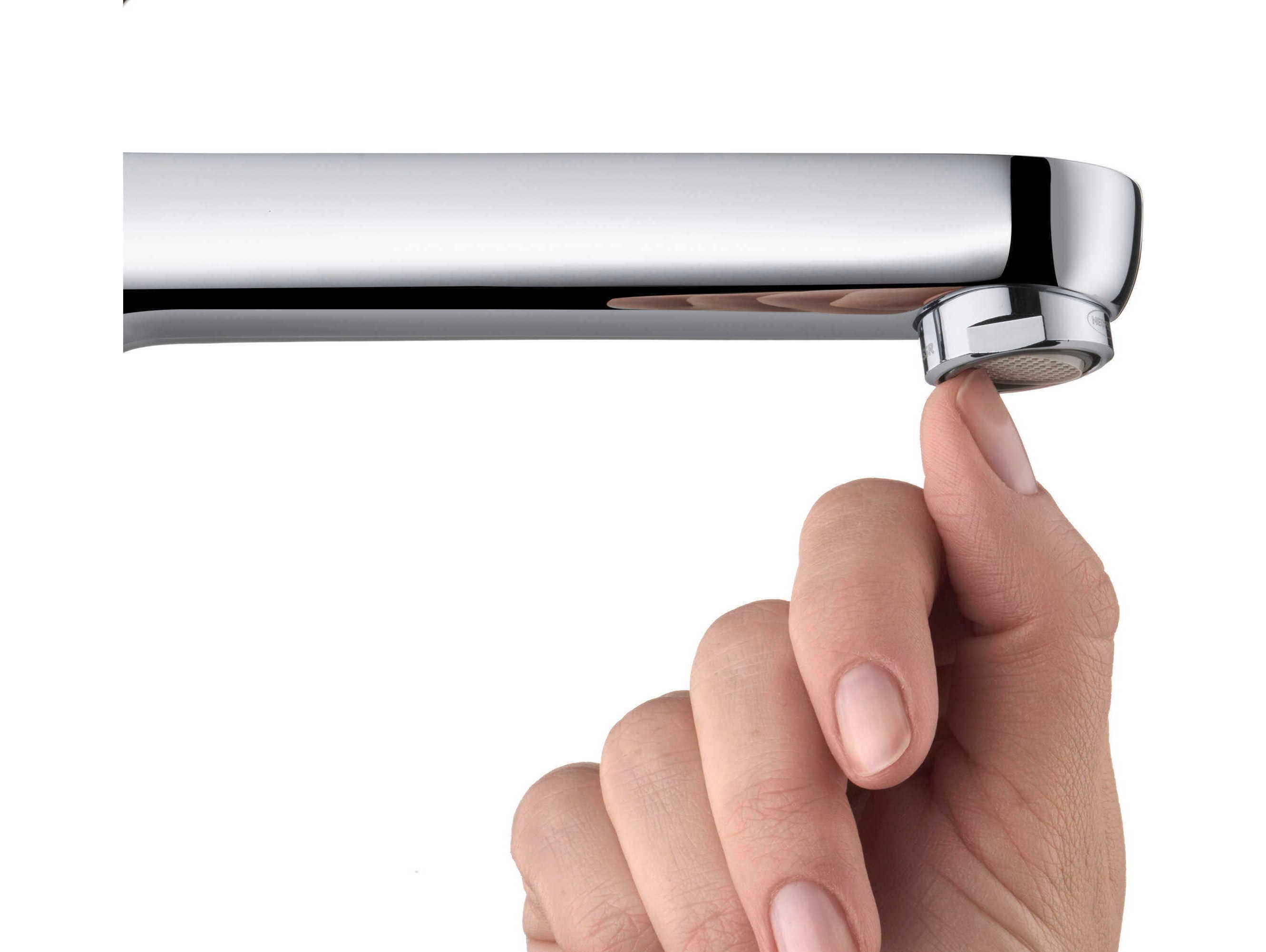 Duravit B.2 item 5'' Chrome High Gloss Single Hole Faucet - Drain Kit Not Included