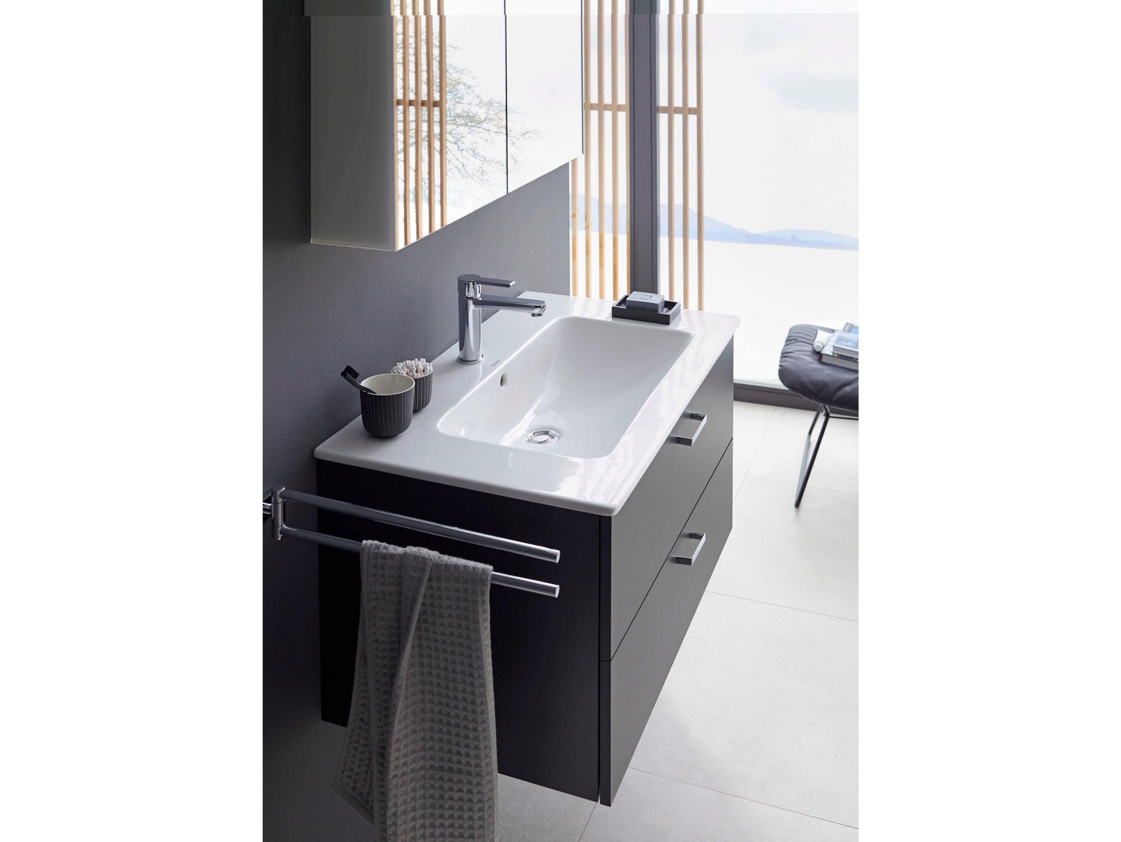 Duravit B.2 item 7'' Chrome High Gloss Single Hole Faucet - Drain Kit Not Included