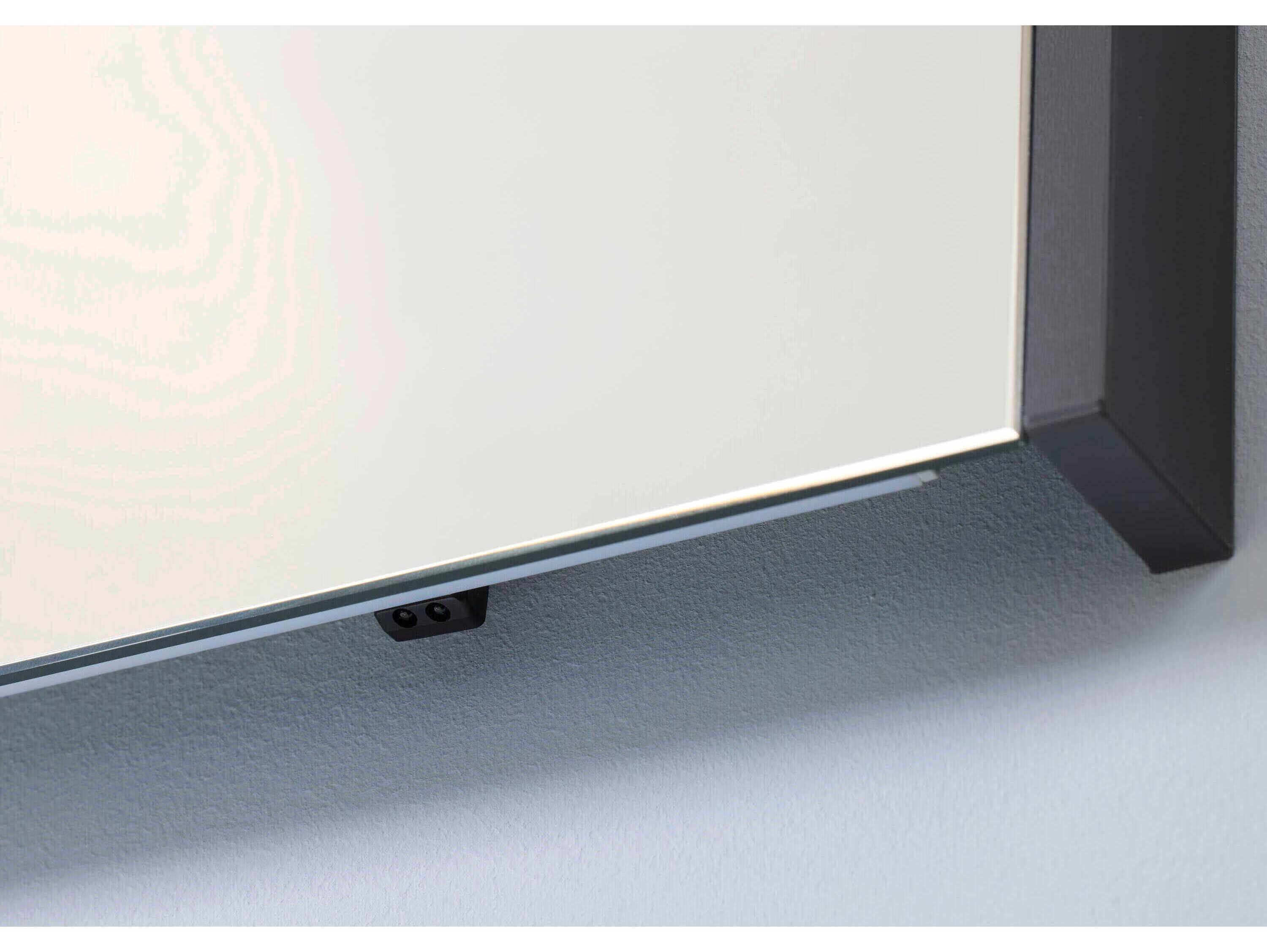 Duravit Brioso 24'' White High Gloss Wall Mirror - Defogging