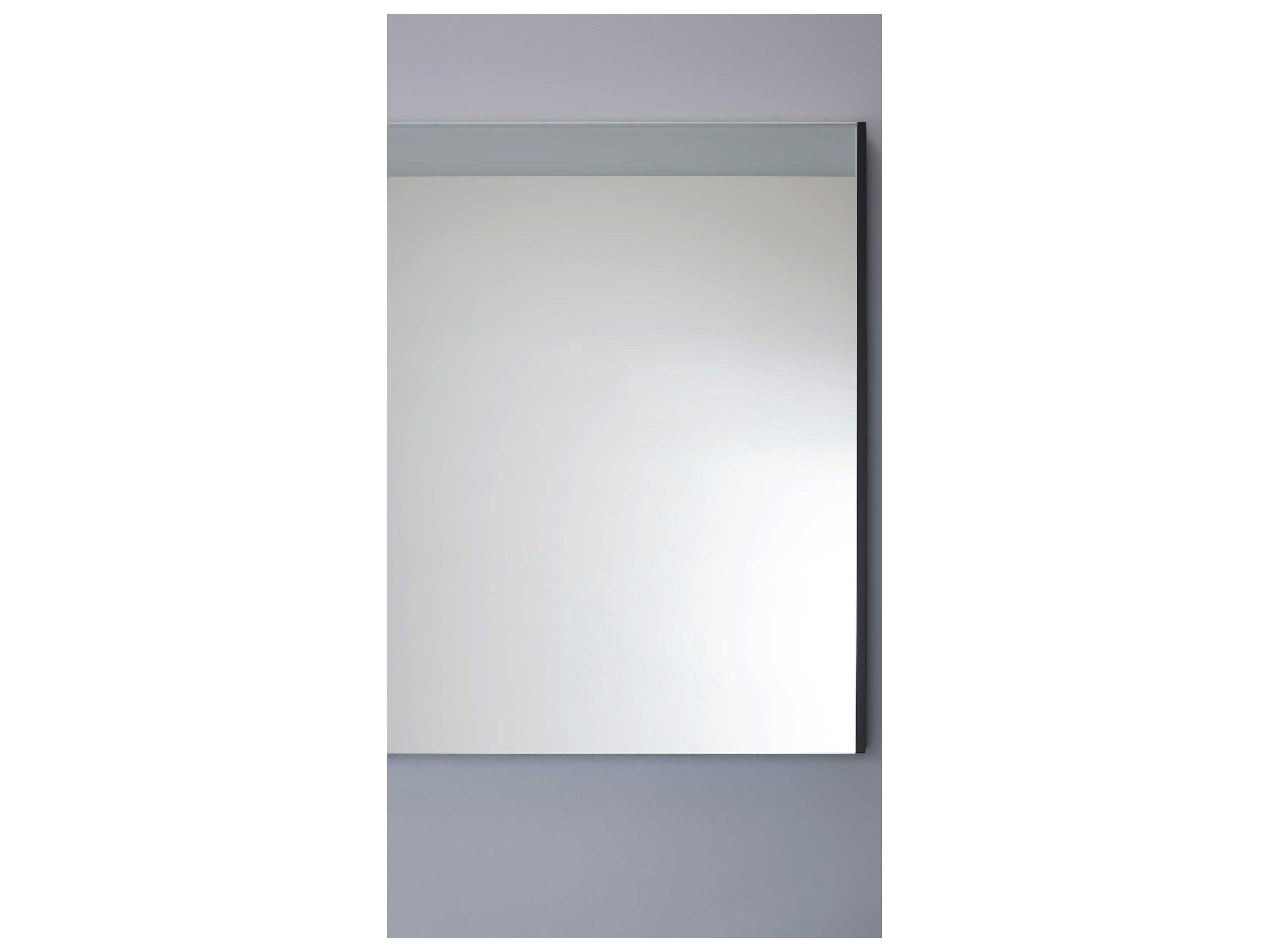 Duravit Brioso 24'' White High Gloss Wall Mirror - Defogging