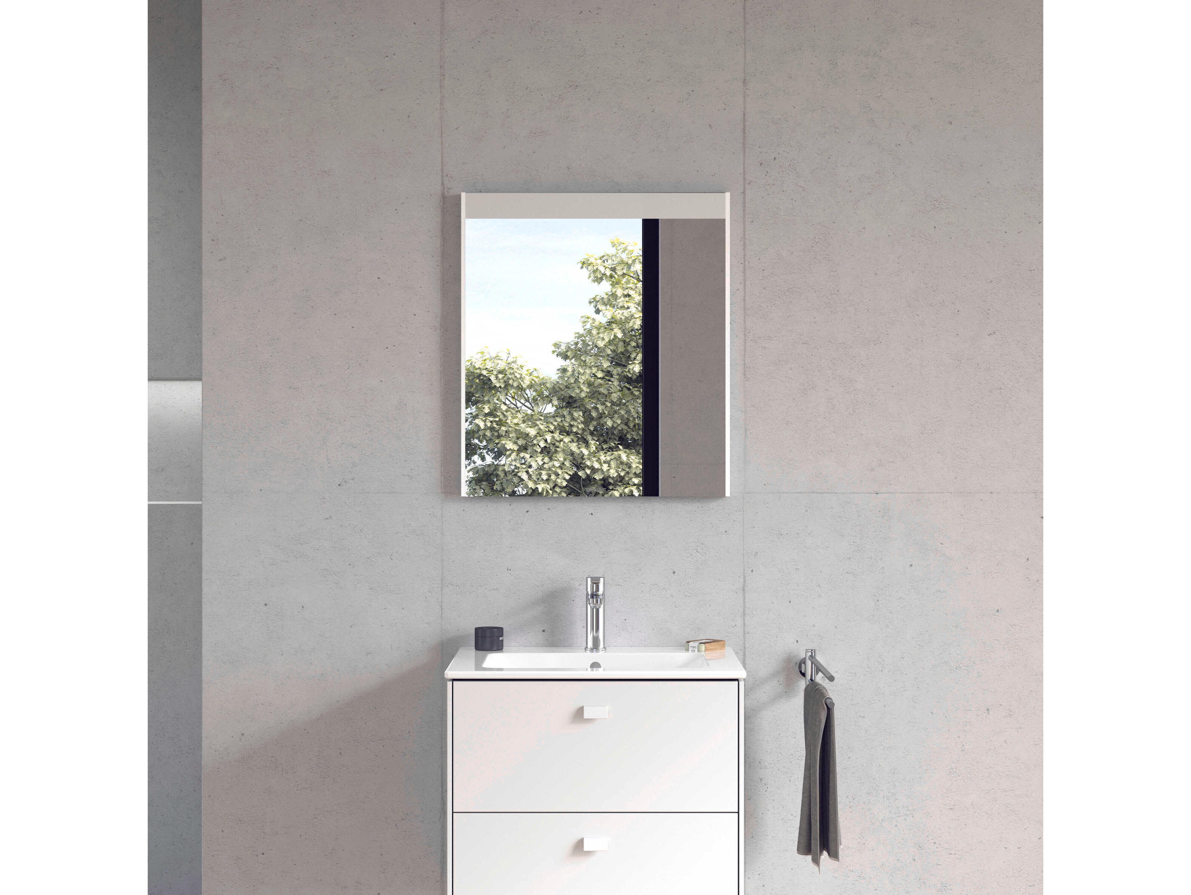 Duravit Brioso 24'' White Matt Wall Mirror