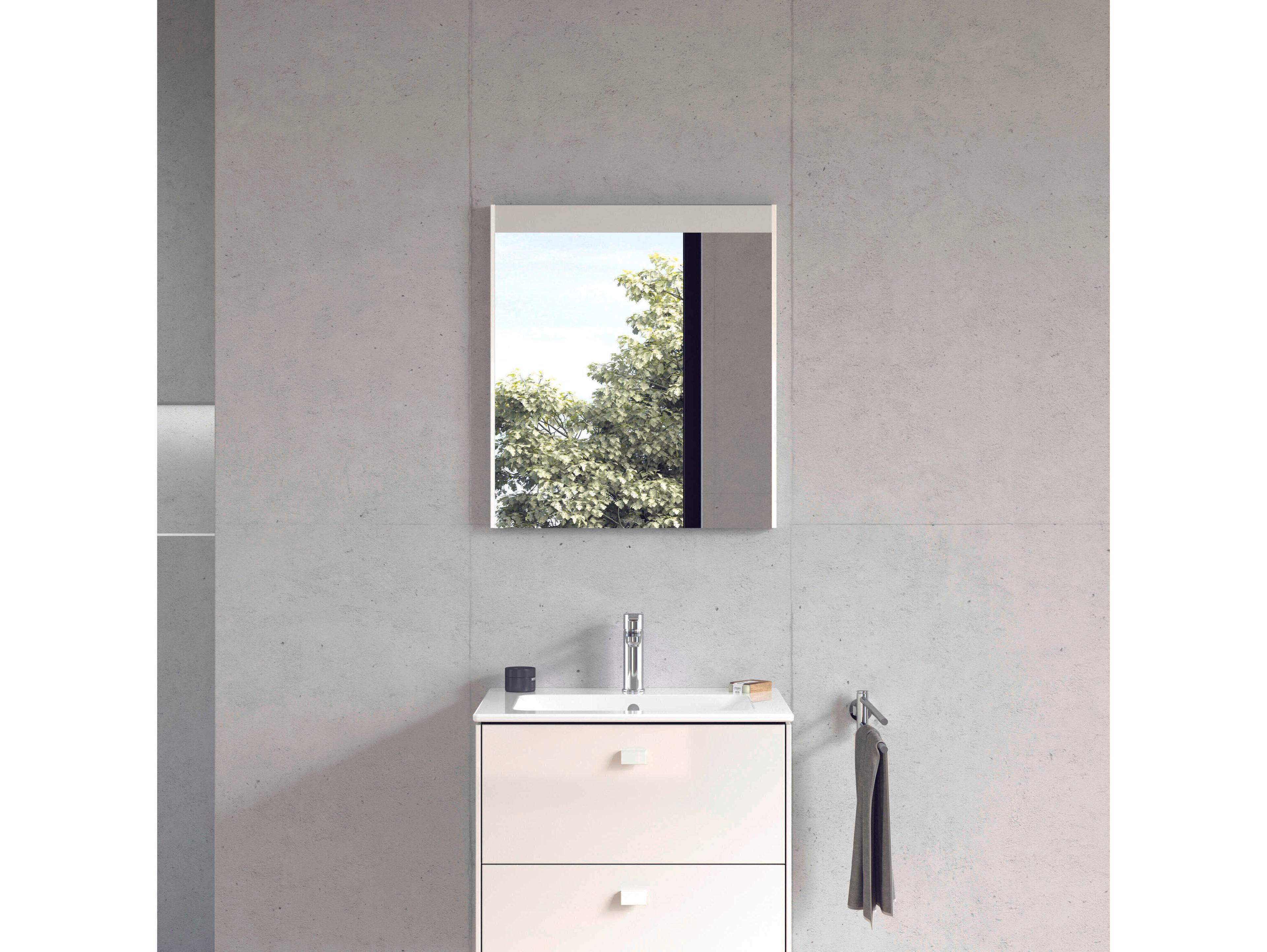 Duravit Brioso 24'' White High Gloss Wall Mirror