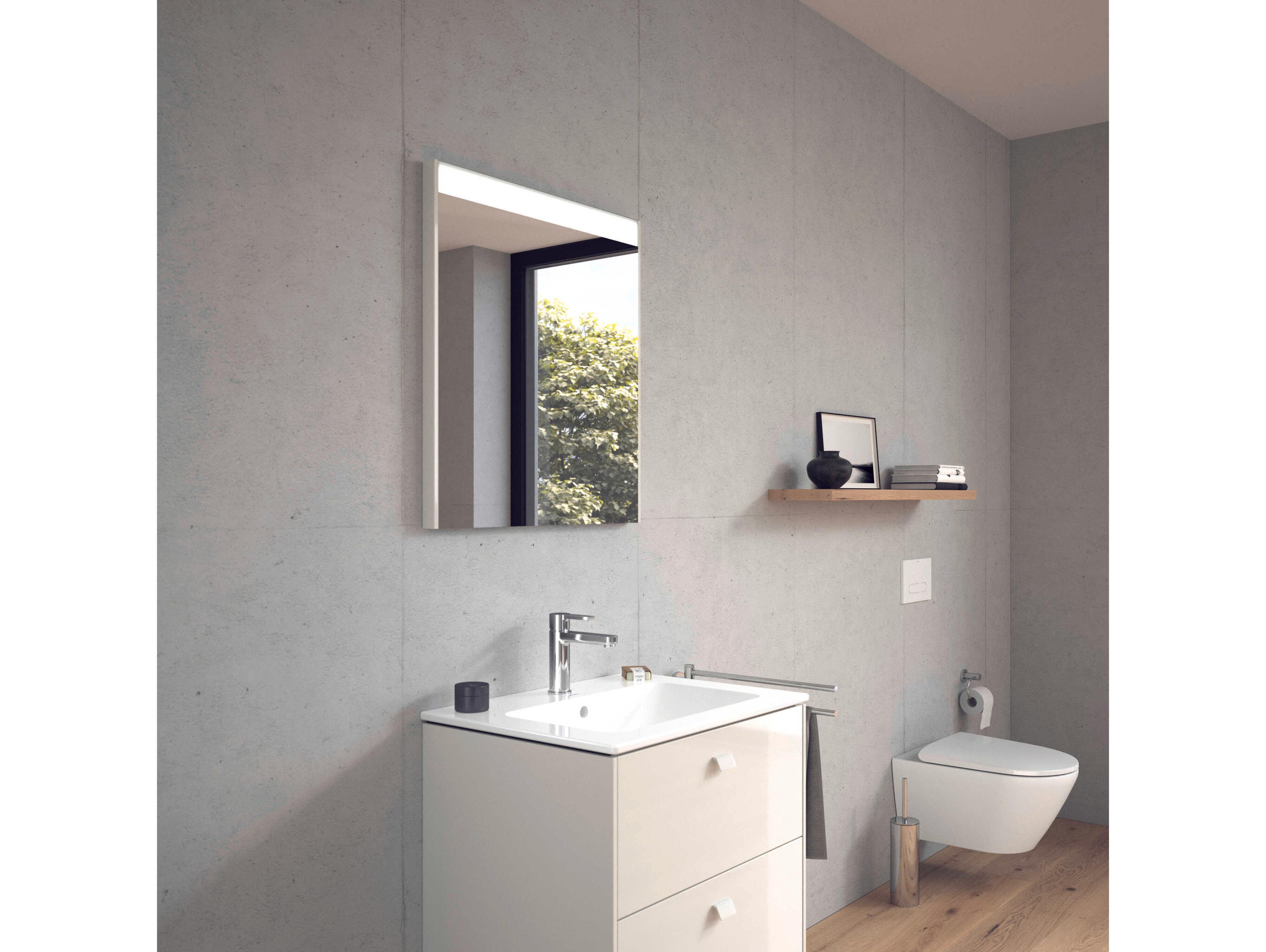 Duravit Brioso 24'' White High Gloss Wall Mirror
